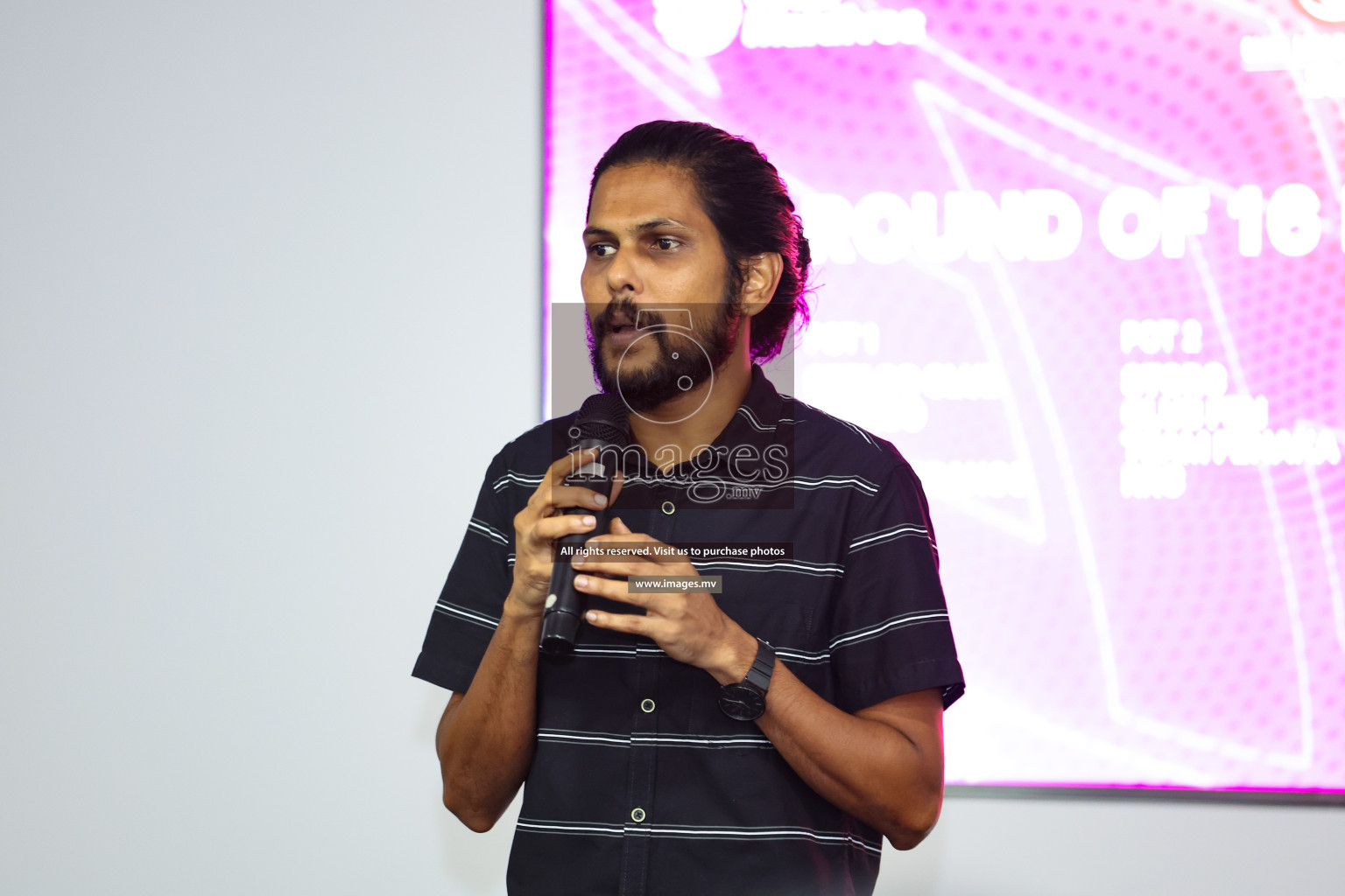 Round of 16 Draw of Club Maldives 2023 held in Boalhage Male, Maldives, on Monday, 31st July 2023 Photos: Nausham Waheed / images.mv