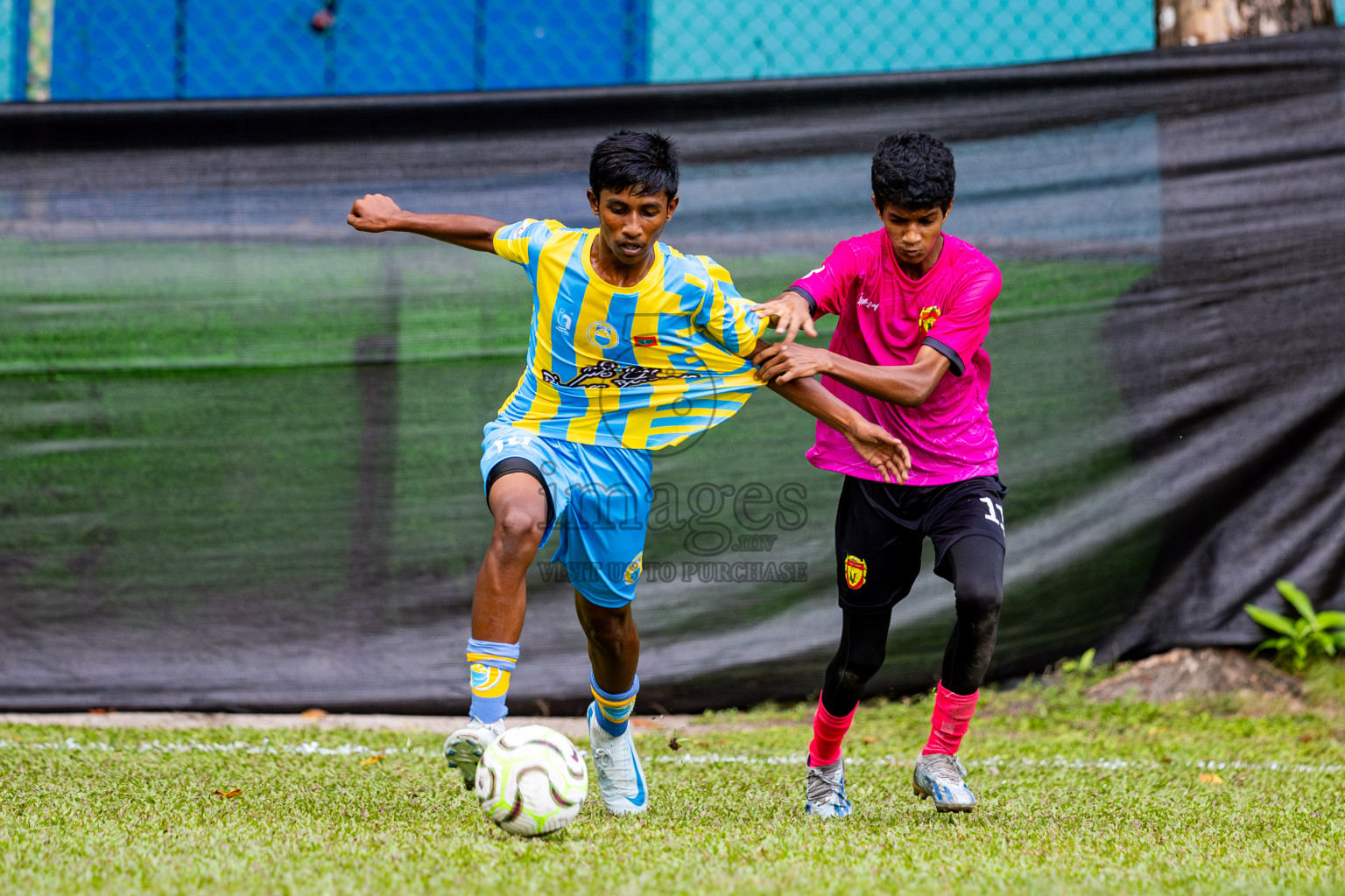 Under 14 United Victory vs Valancia on day 3 of Dhivehi Youth League 2024 held at Henveiru Stadium on Saturday, 23rd November 2024. Photos: Nausham Waheed/ Images.mv