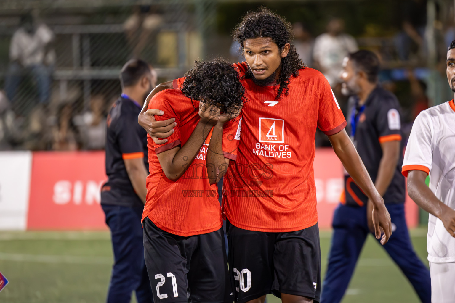 United BML vs Dhiraagu in Round of 16 of Club Maldives Cup 2024 held in Rehendi Futsal Ground, Hulhumale', Maldives on Tuesday, 8th October 2024. Photos: Ismail Thoriq / images.mv