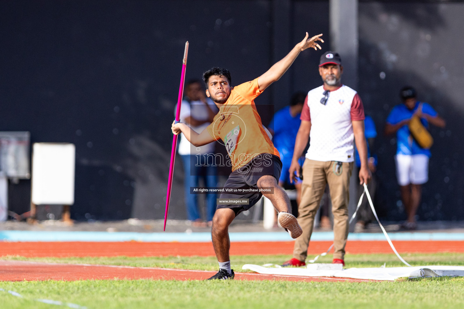 Day 1 of National Athletics Championship 2023 was held in Ekuveni Track at Male', Maldives on Thursday 23rd November 2023. Photos: Nausham Waheed / images.mv