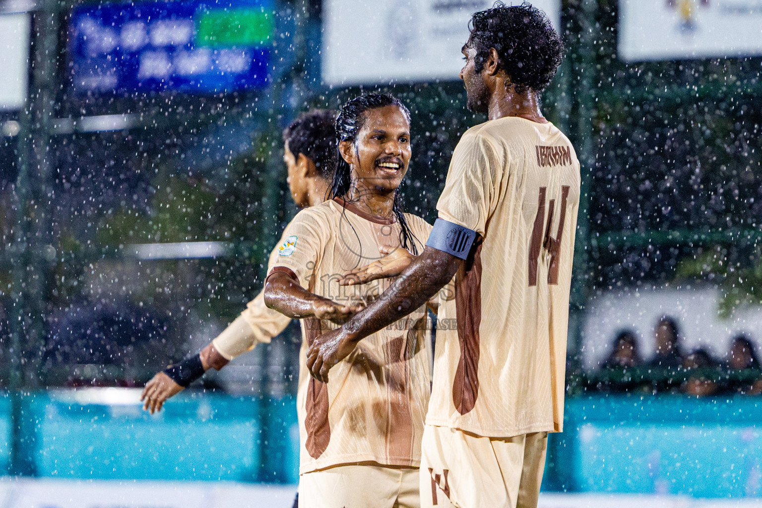 The Dee Ess Kay vs Dee Cee Jay Sc in Day 3 of Laamehi Dhiggaru Ekuveri Futsal Challenge 2025 was held on Saturday, 26th July 2025, at Dhiggaru Futsal Ground, Dhiggaru, Maldives Photos: Nausham Waheed / images.mv