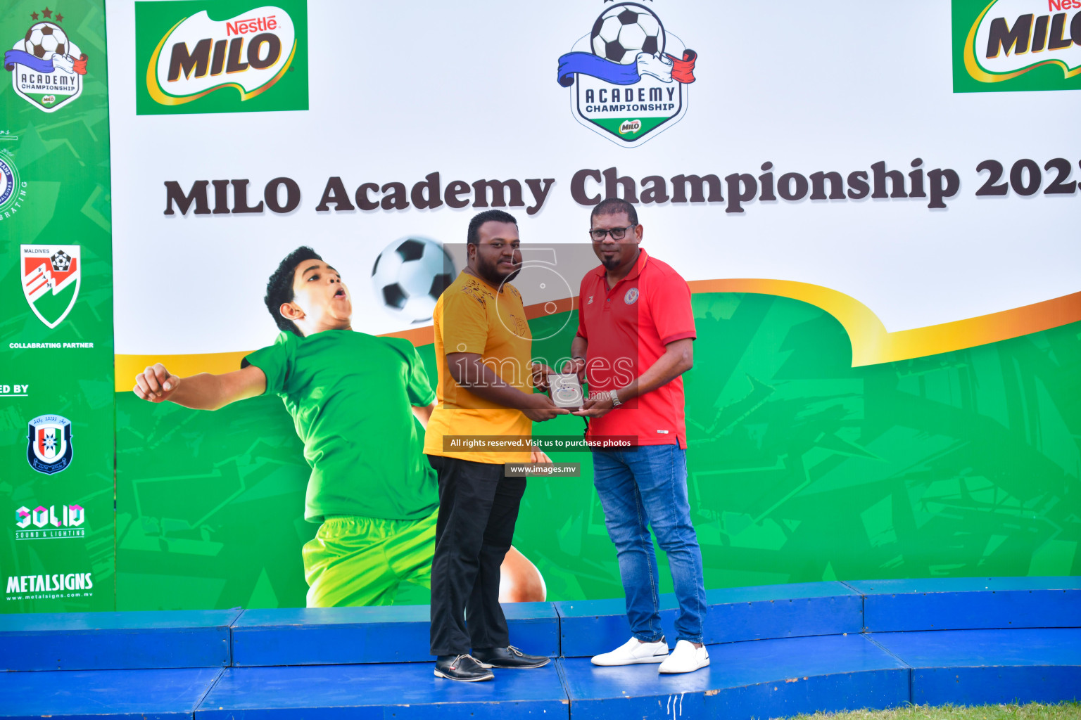 Final of Milo Academy Championship 2023 was held in Male', Maldives on 07th May 2023. Photos: Nausham Waheed / images.mv