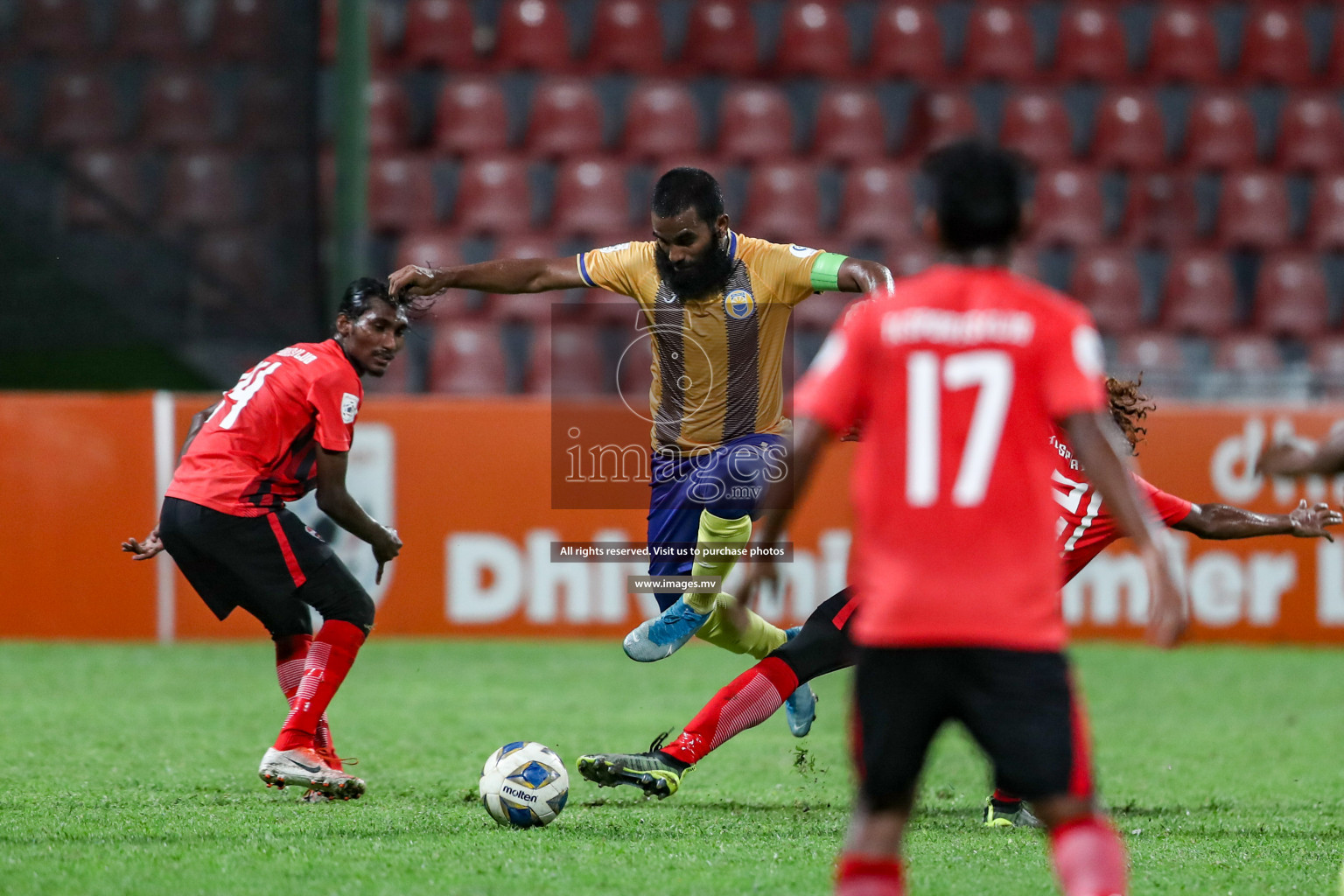 Club Valencia vs TC Sports Club in Dhiraagu Dhivehi Premier League 2020-21 on 09 January 2021 held in Male', Maldives