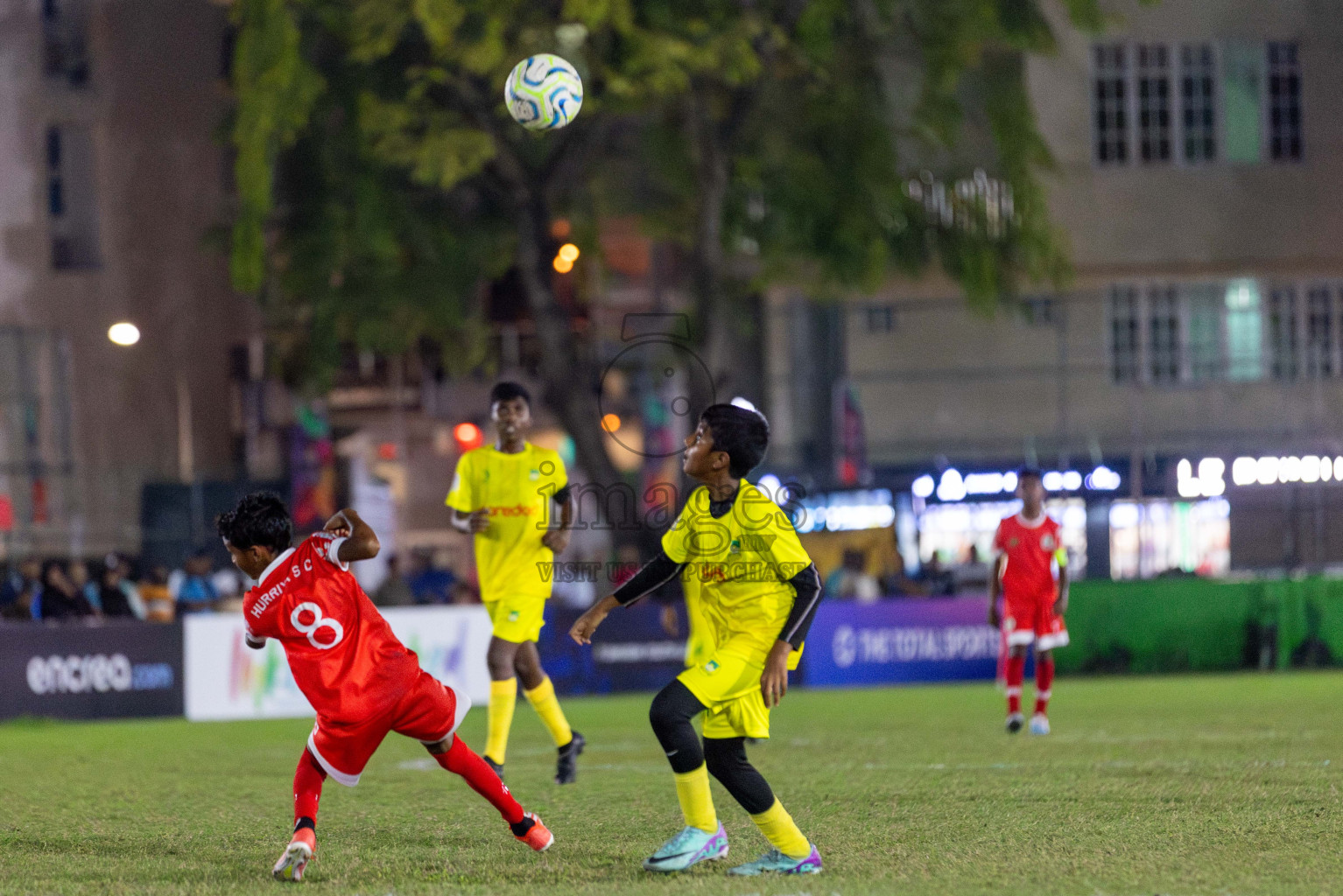 Maziya vs Hurriya (U12) in Day 4 of Dhivehi Youth League 2024 held at Henveiru Stadium on Thursday, 28th November 2024. Photos: Shuu Abdul Sattar/ Images.mv