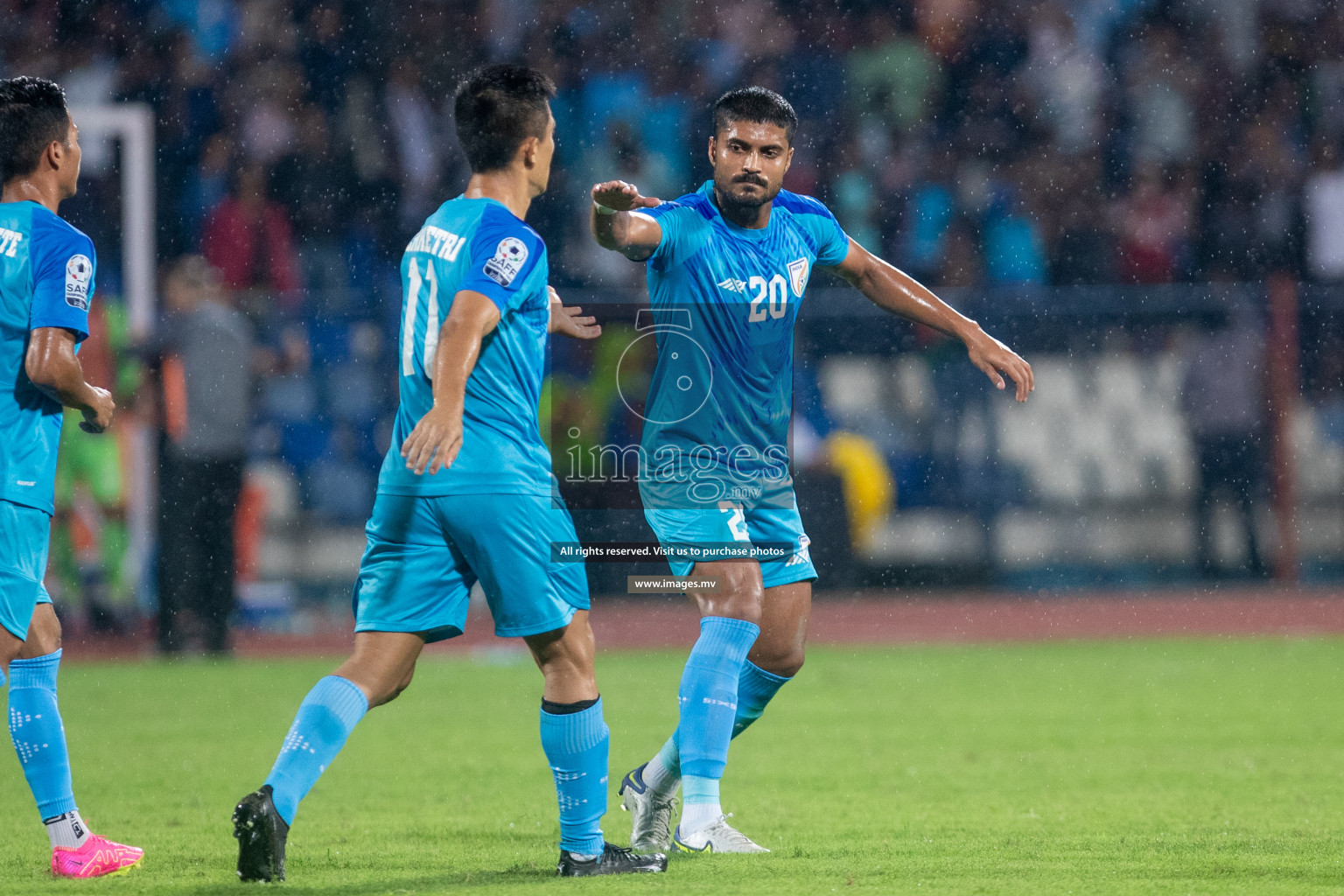 India vs Pakistan in the opening match of SAFF Championship 2023 held in Sree Kanteerava Stadium, Bengaluru, India, on Wednesday, 21st June 2023. Photos: Nausham Waheed / images.mv