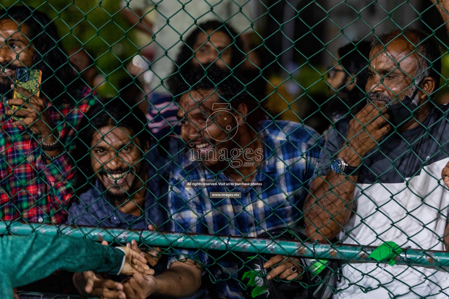 Thimarafushi vs Gaafaru in the finals of Sonee Sports Golden Futsal Challenge 2022 held on 30 March 2022 in Hulhumale, Male', Maldives. Photos by Hassan Simah