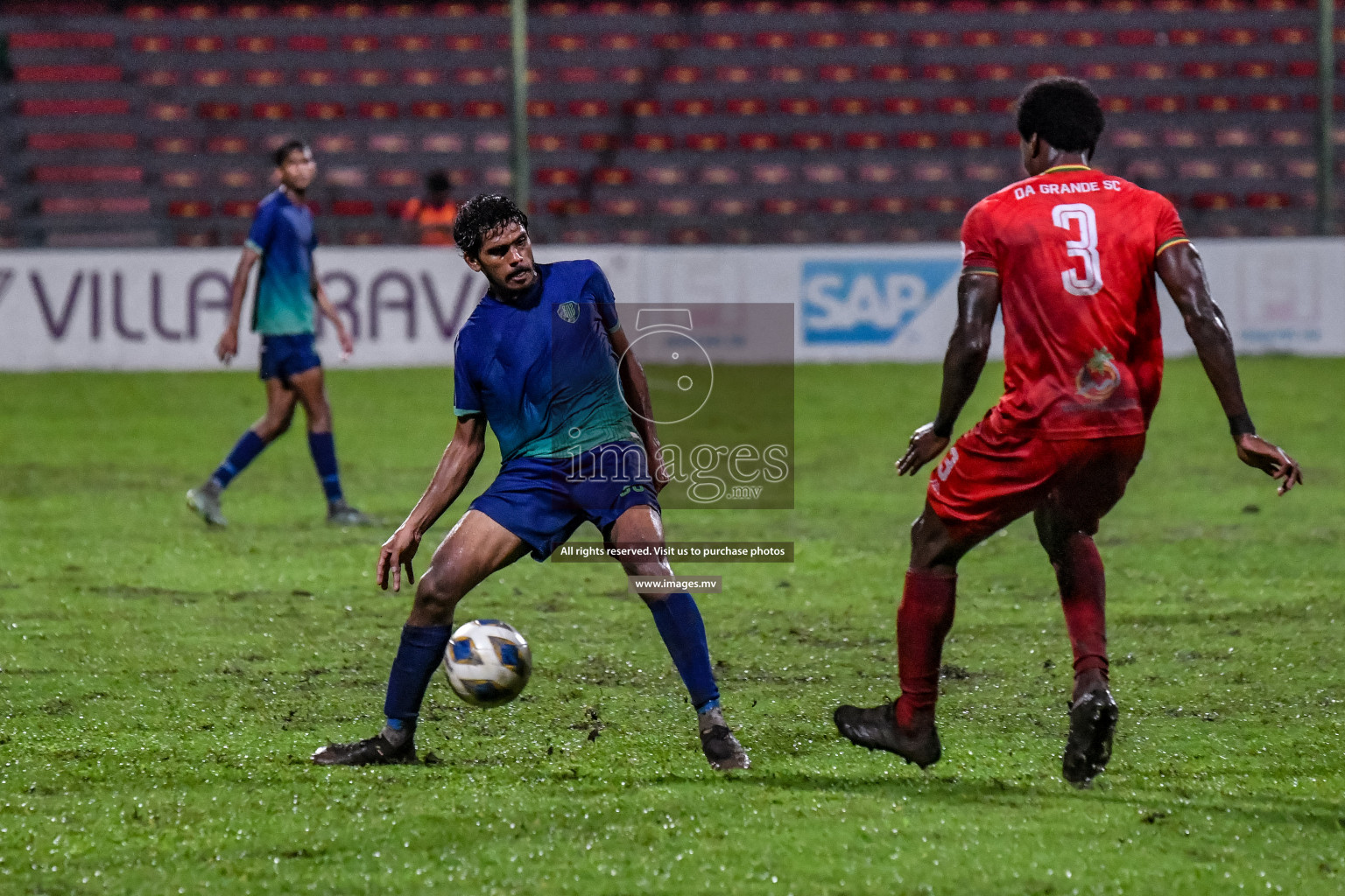 Super United Sports vs Da Grande in Dhivehi Premier League Qualification 22 on 30th Aug 2022, held in National Football Stadium, Male', Maldives Photos: Nausham Waheed / Images.mv