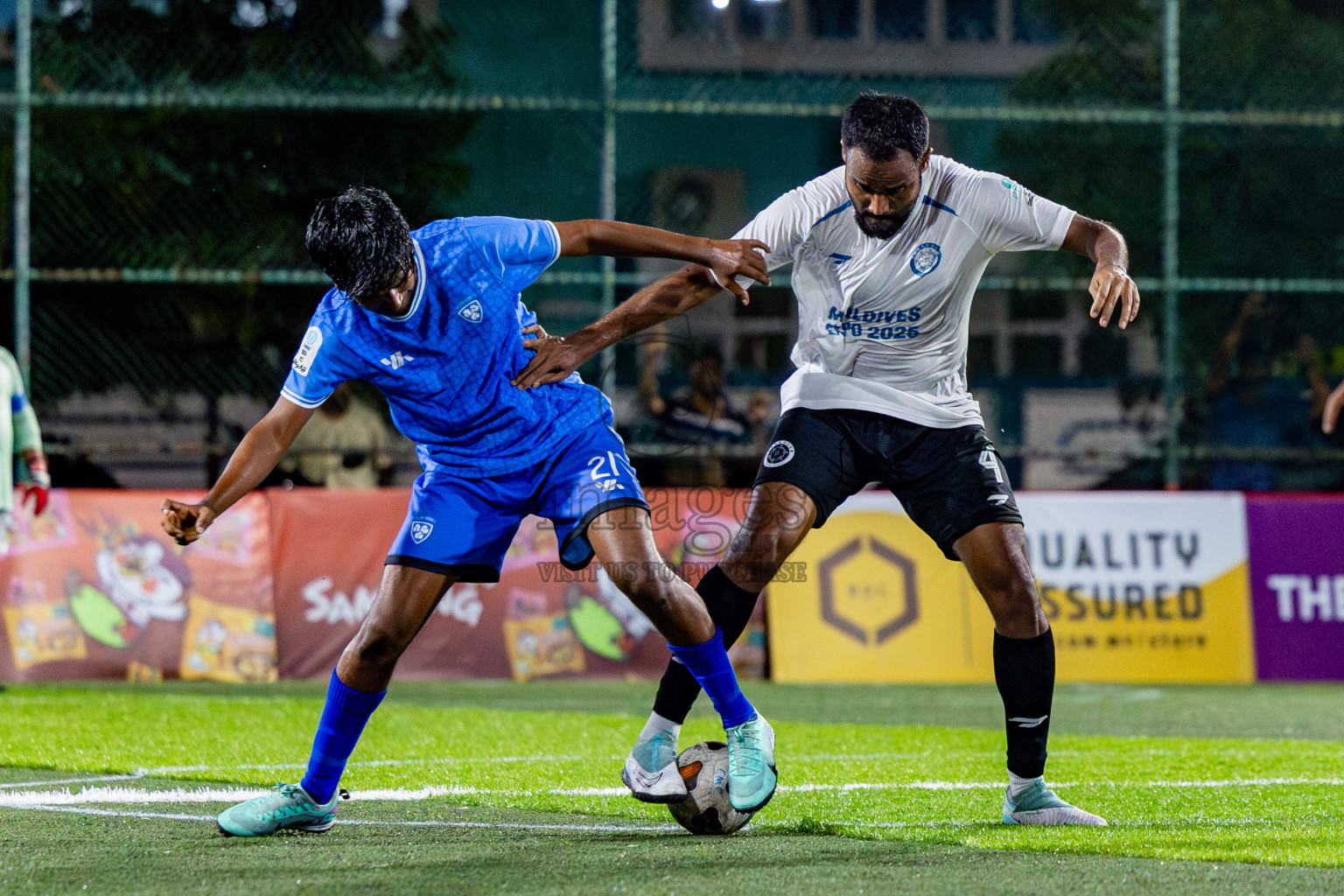 TRADE CLUB vs CLUB NDA in Club Maldives Classic 2024 held in Rehendi Futsal Ground, Hulhumale', Maldives on Thursday, 12th September 2024. Photos: Nausham Waheed / images.mv