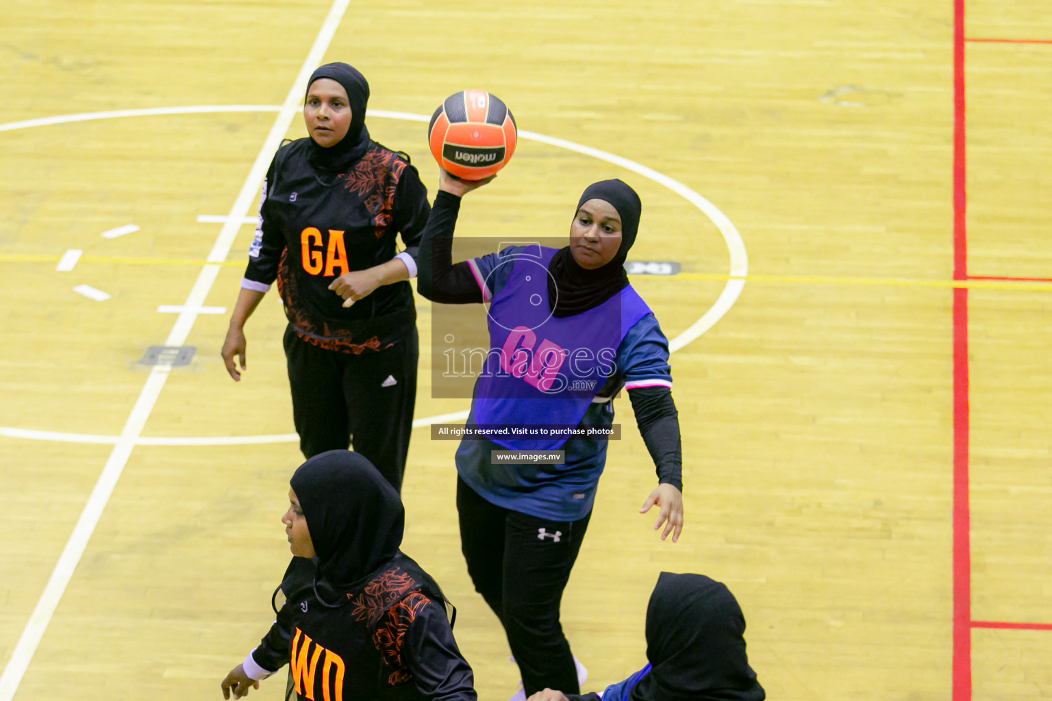 Xenith Sports Club vs Club Matrix in the Milo National Netball Tournament 2022 on 18 July 2022, held in Social Center, Male', Maldives. Photographer: Ahmed Dhaadh / Images.mv