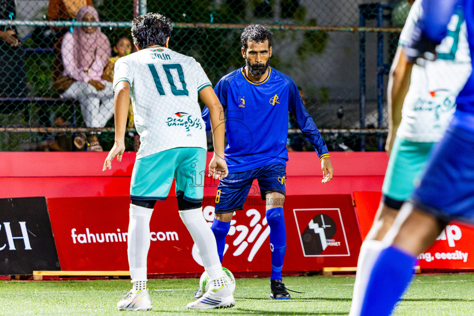 Dharumavantha vs Customs RC in Day 13 of Office League 2025 was held on Monday, 28th April 2025 in Hulhumale', Maldives. Photos: Nausham Waheed / images.mv