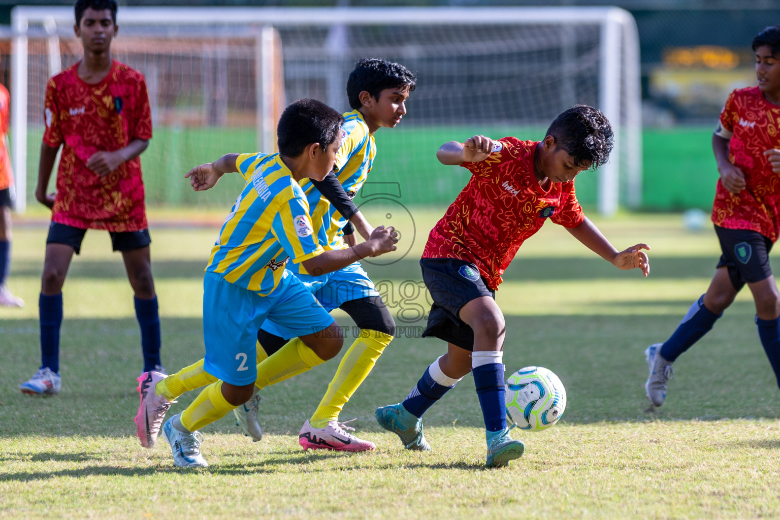 Club Valencia vs Super United Sports (U12) in Day 9 of Dhivehi Youth League 2024 held at Henveiru Stadium on Saturday, 14th December 2024. Photos: Mohamed Mahfooz Moosa / Images.mv