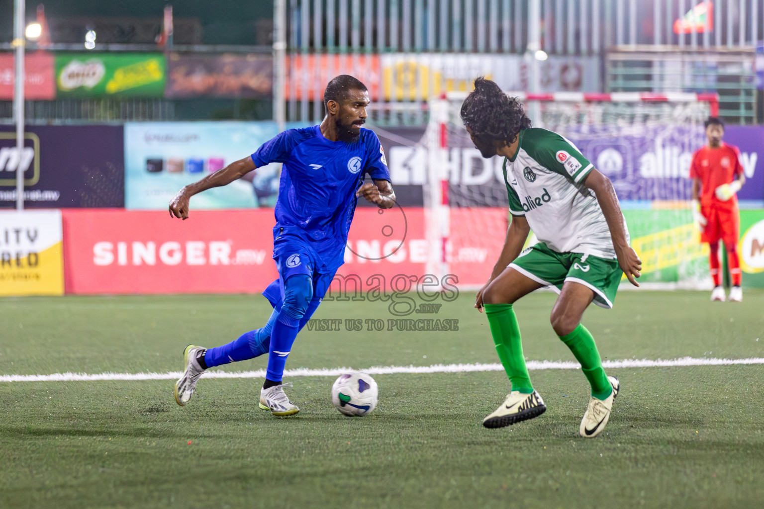 Team Allied vs Club HDC in Club Maldives Cup 2024 held in Rehendi Futsal Ground, Hulhumale', Maldives on Friday, 27th September 2024. 
Photos: Hassan Simah / images.mv