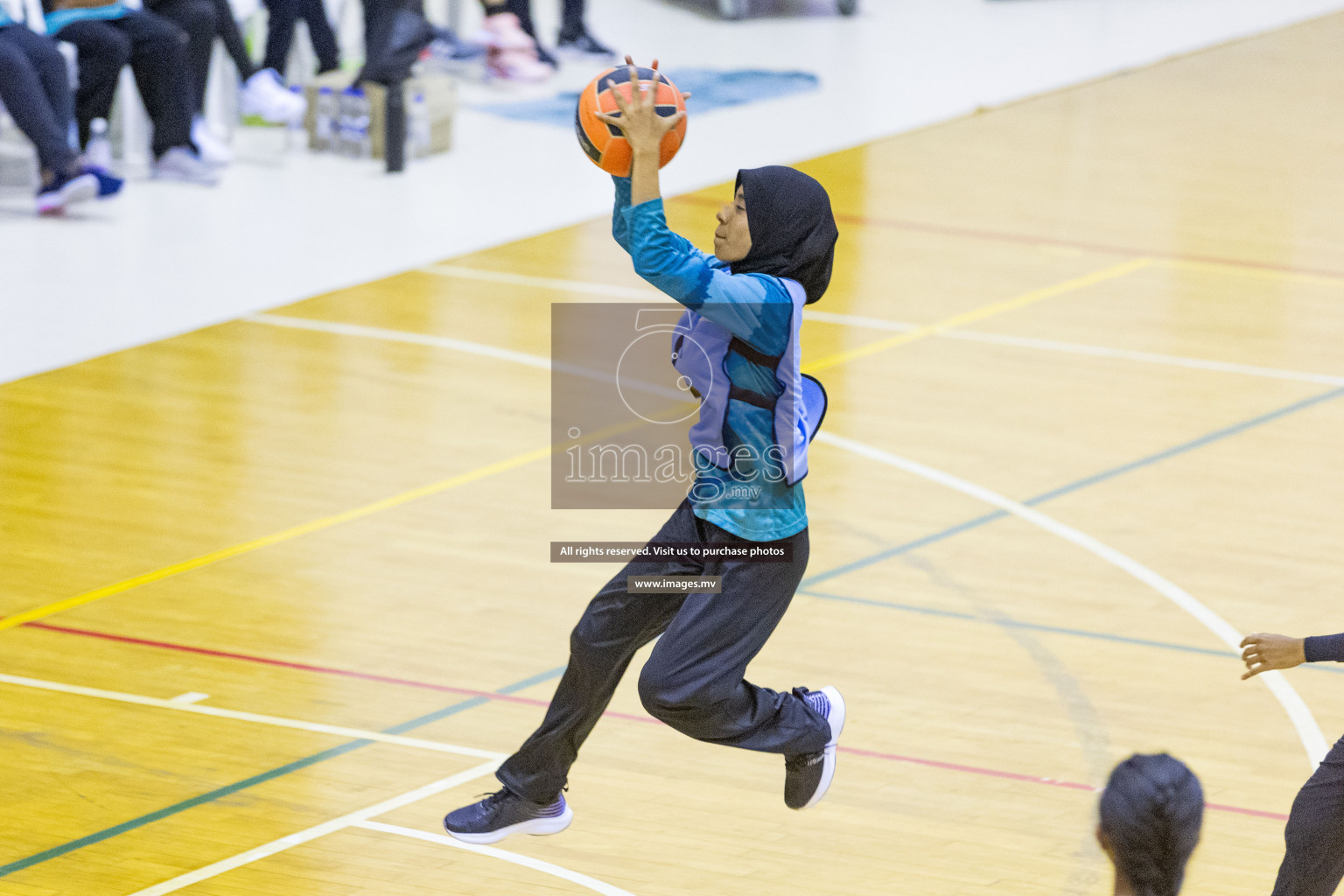 Day4 of 24th Interschool Netball Tournament 2023 was held in Social Center, Male', Maldives on 30th October 2023. Photos: Nausham Waheed / images.mv