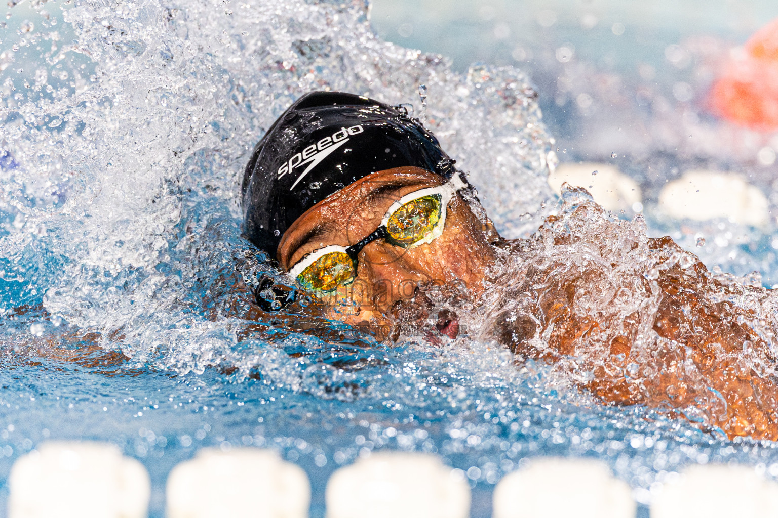 Day 4 of 1st National Short Course Swimming Competition held in Hulhumale', Maldives on Tuesday, 17th June 2025. Photos: Nausham Waheed / images.mv