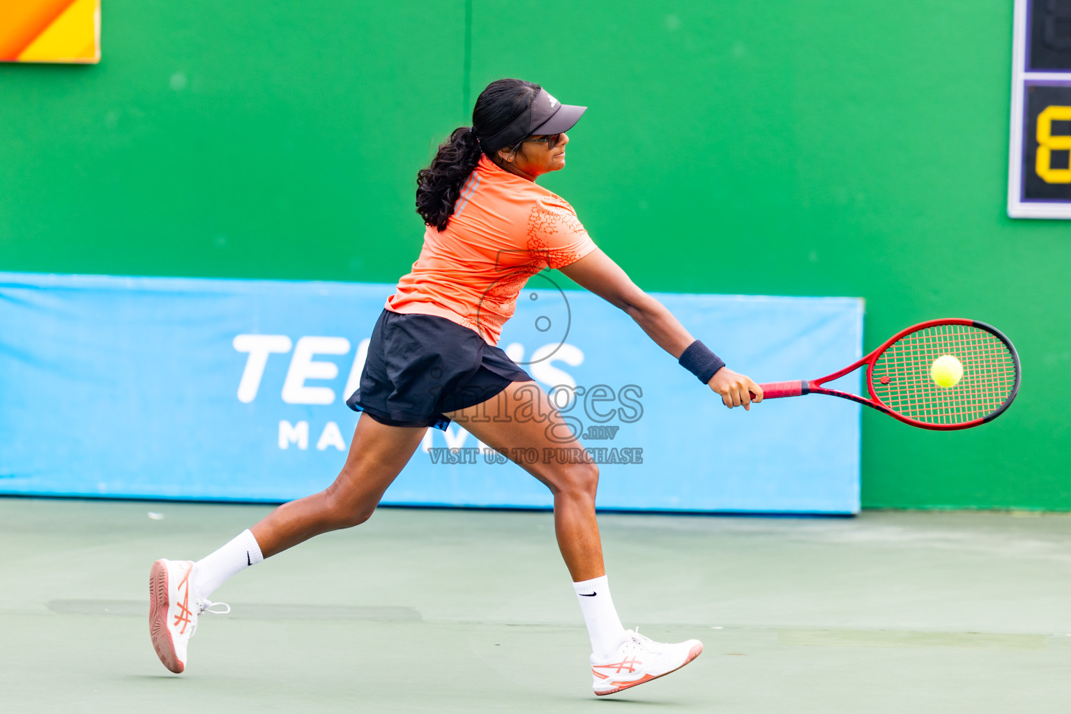 Day 5 of ATF Maldives Junior Open Tennis was held in Male' Tennis Court, Male', Maldives on Monday, 16th December 2024. Photos: Nausham Waheed/ images.mv