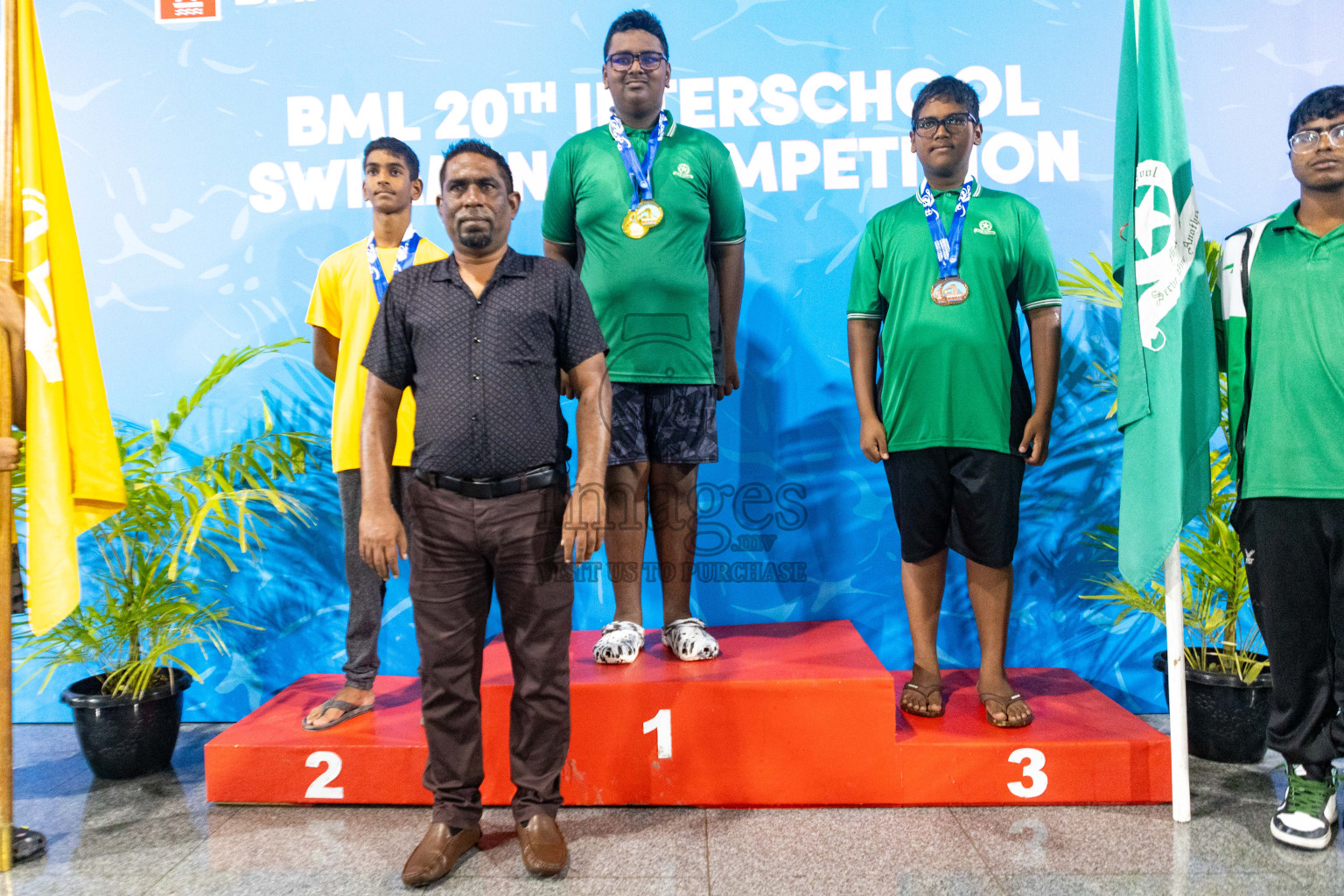 Day 4 of 20th Inter-school Swimming Competition 2024 held in Hulhumale', Maldives on Tuesday, 15th October 2024. Photos: Ismail Thoriq / images.mv