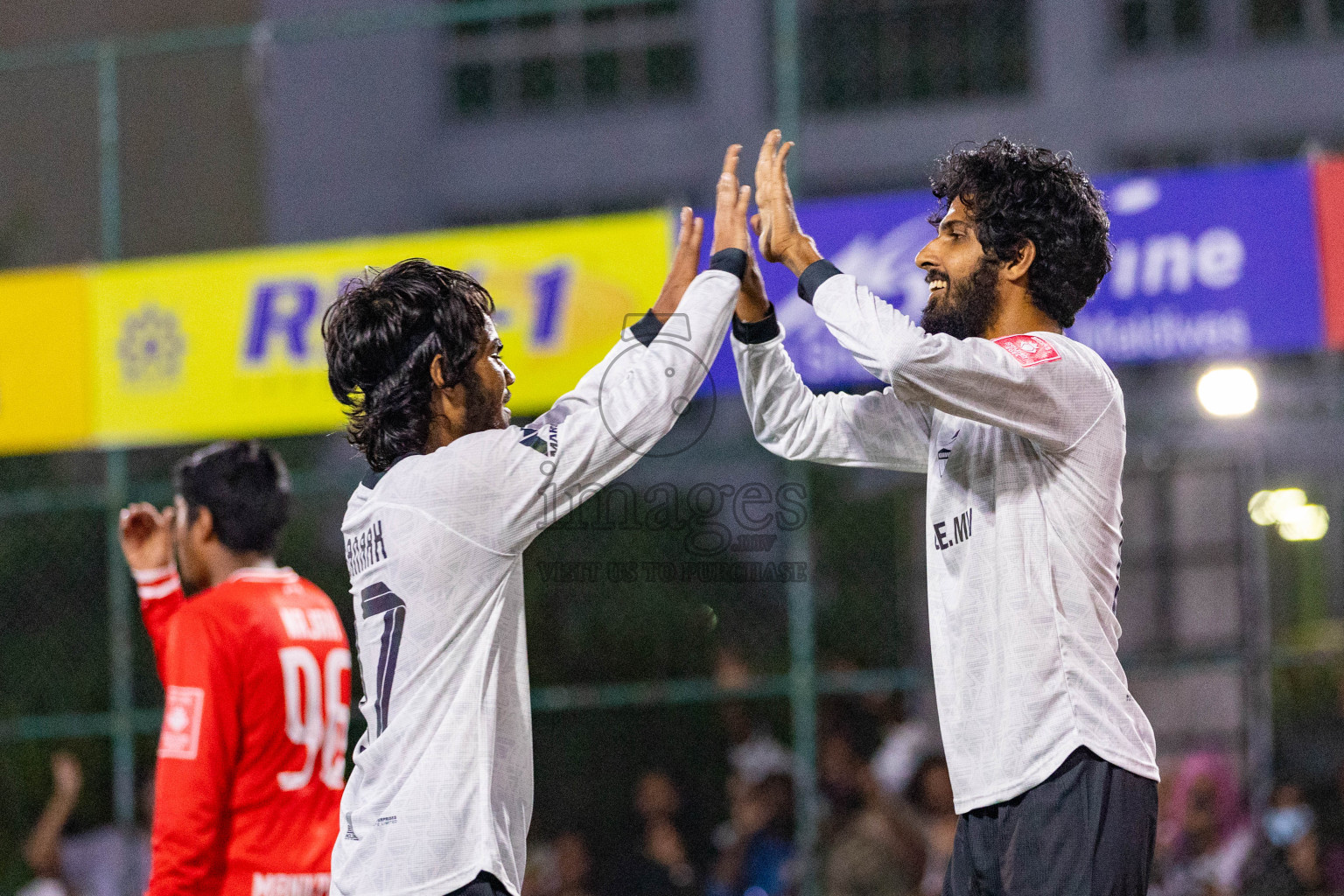 R Fainu vs R Inguraidhoo in Golden Futsal Challenge 2024 was held on Tuesday, 16th January 2024, in Hulhumale', Maldives
Photos: Ismail Thoriq / images.mv