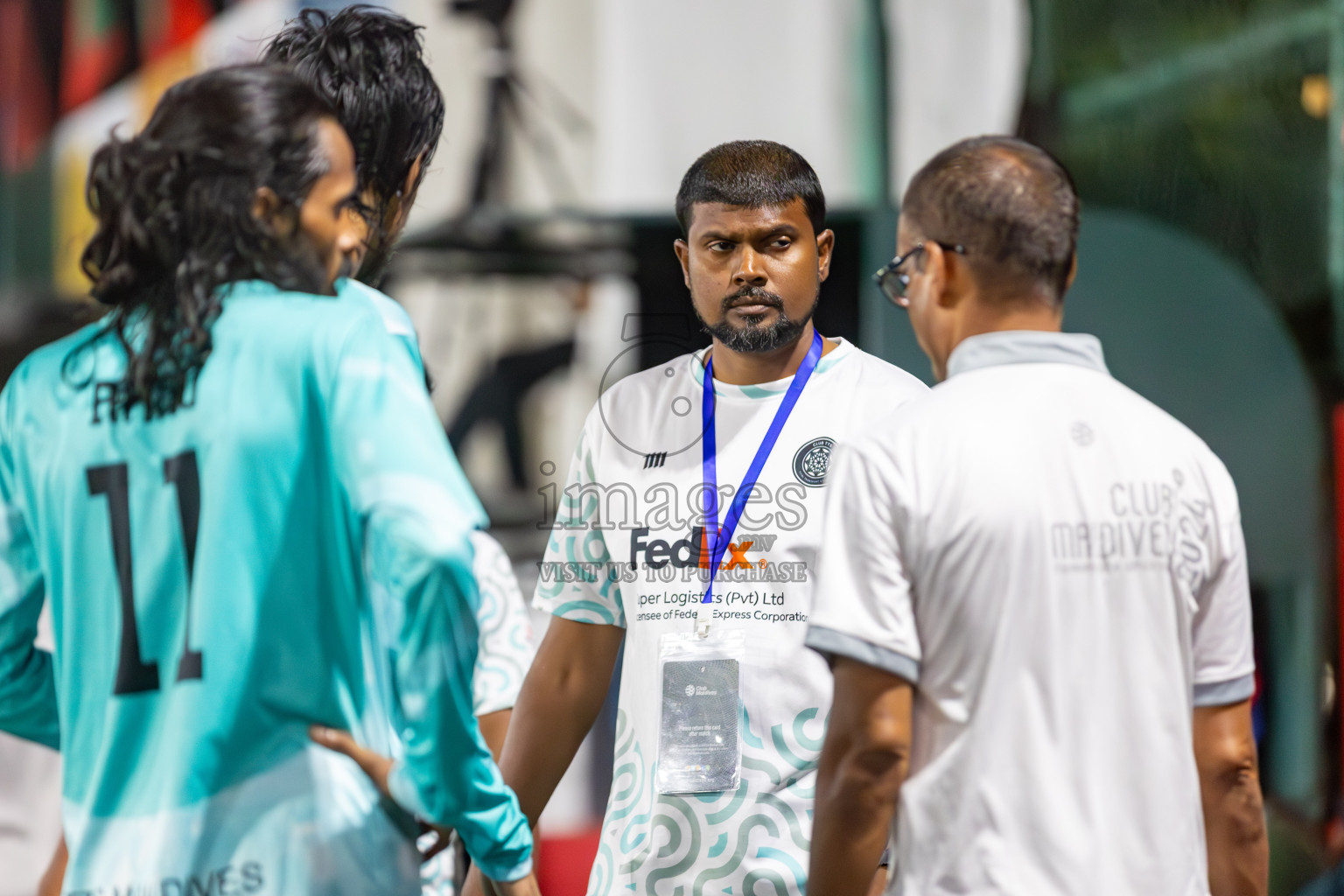 TEAM FSM vs CLUB TTS in Club Maldives Cup 2024 held in Rehendi Futsal Ground, Hulhumale', Maldives on Tuesday, 1st October 2024. Photos: Hassan Simah / images.mv