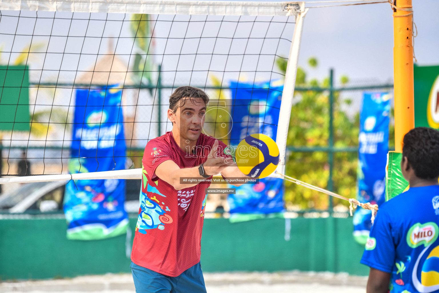 Vollyball players trainning session with Giba Photos by Nausham waheed