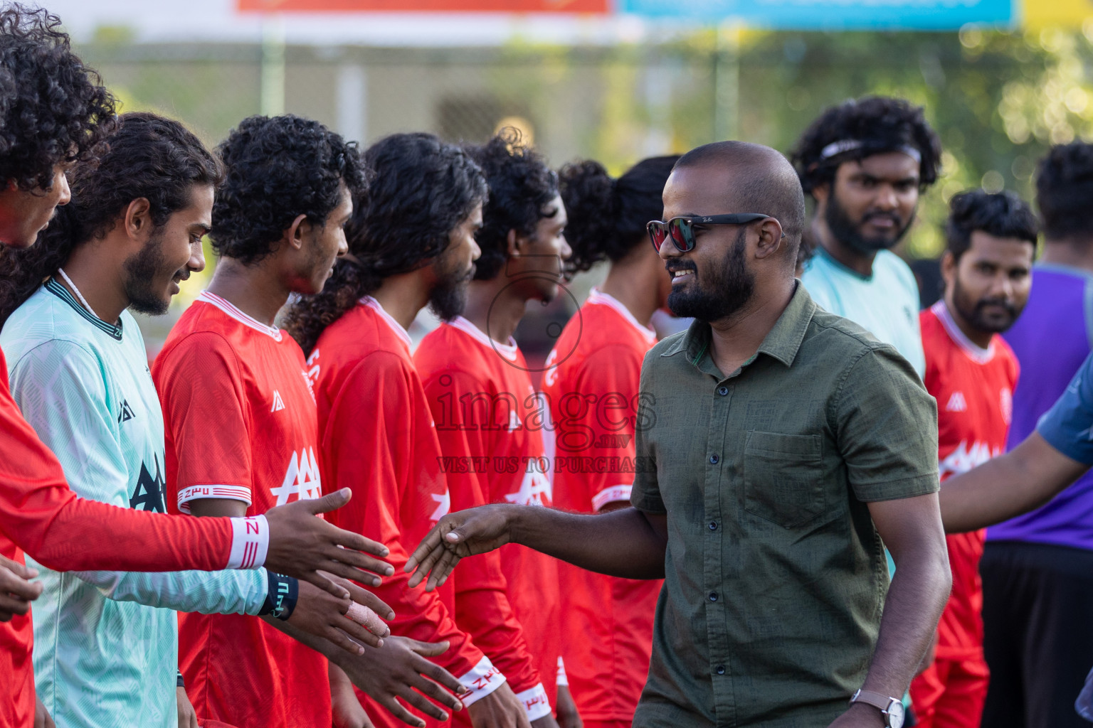 R Maduvvari vs R Dhuvaafaru in Day 5 of Golden Futsal Challenge 2024 was held on Friday, 19th January 2024, in Hulhumale', Maldives Photos: Mohamed Mahfooz Moosa / images.mv