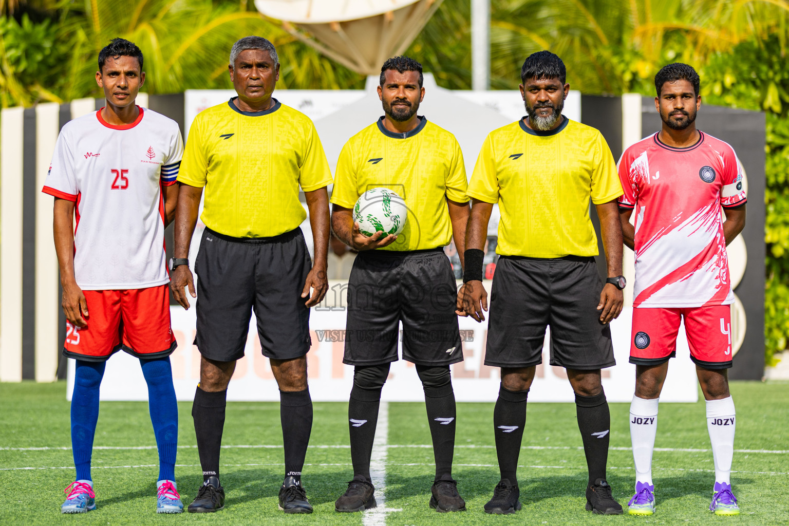 Oblu Experience Ailafushi vs Four Seasons Kuda Huraa in Resort League 2025 (North Male Zone) day 3 was held on Friday, 5th September 2025 in One And Only Reethi Rah Maldives Resort, Photos: Areef Adam / images.mv