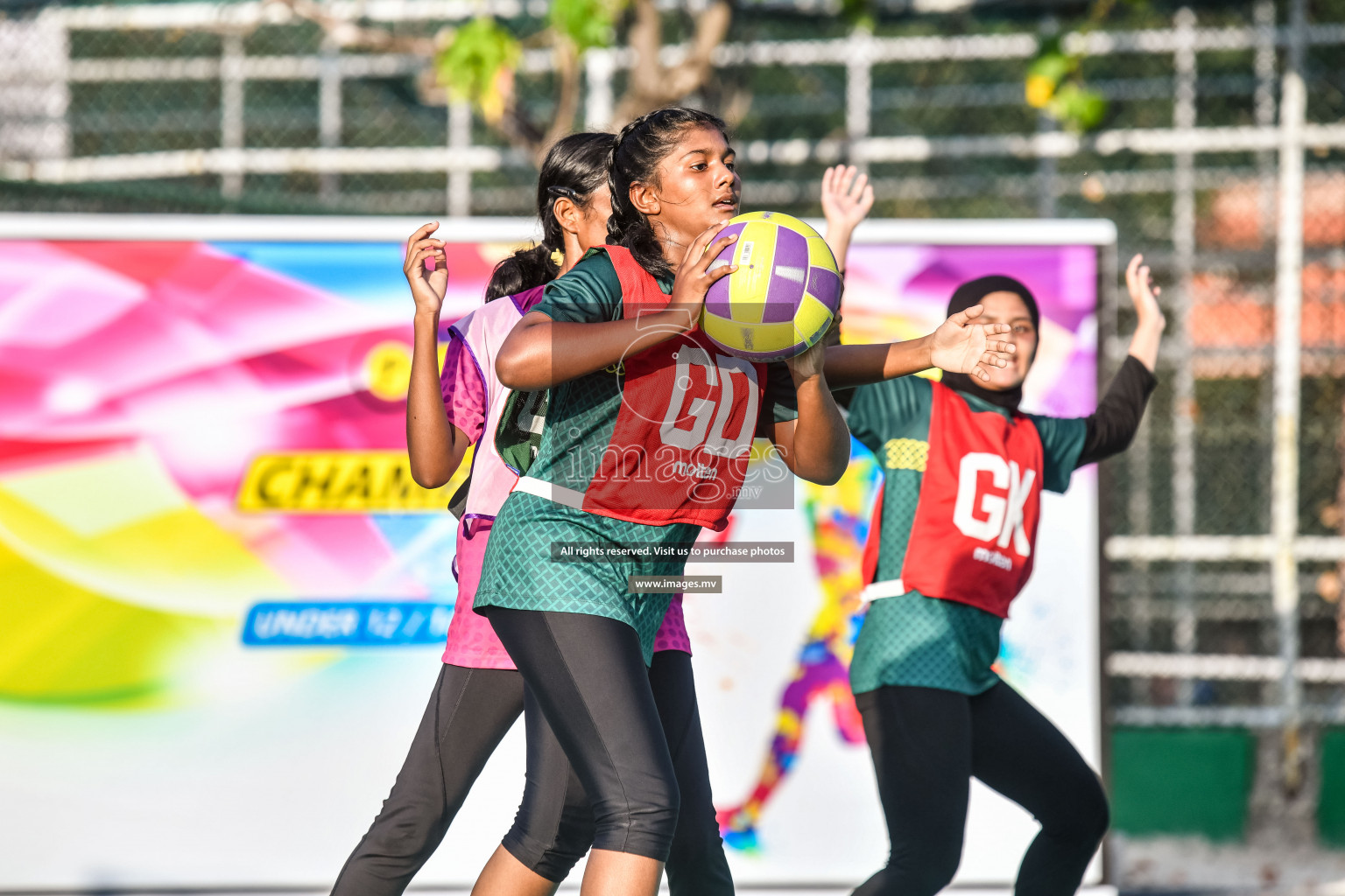 Day 5 of Junior Netball Championship 2022 on 9th March 2022 held in Male', Maldives. Photos by Nausham Waheed