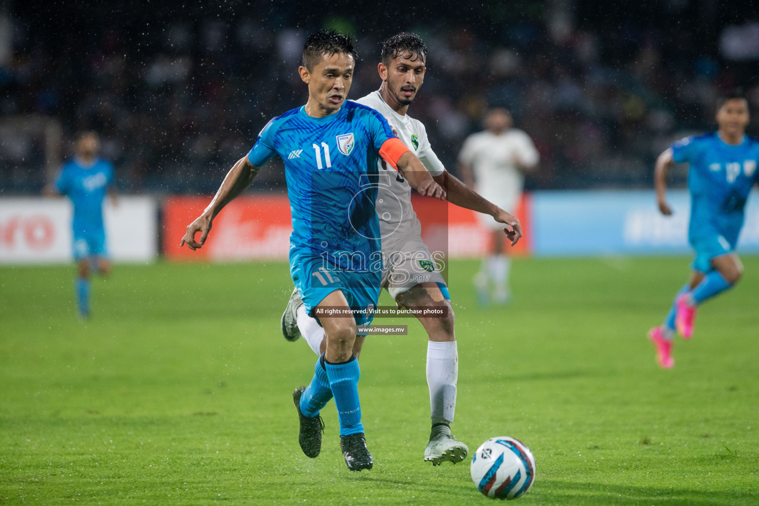 India vs Pakistan in the opening match of SAFF Championship 2023 held in Sree Kanteerava Stadium, Bengaluru, India, on Wednesday, 21st June 2023. Photos: Nausham Waheed / images.mv