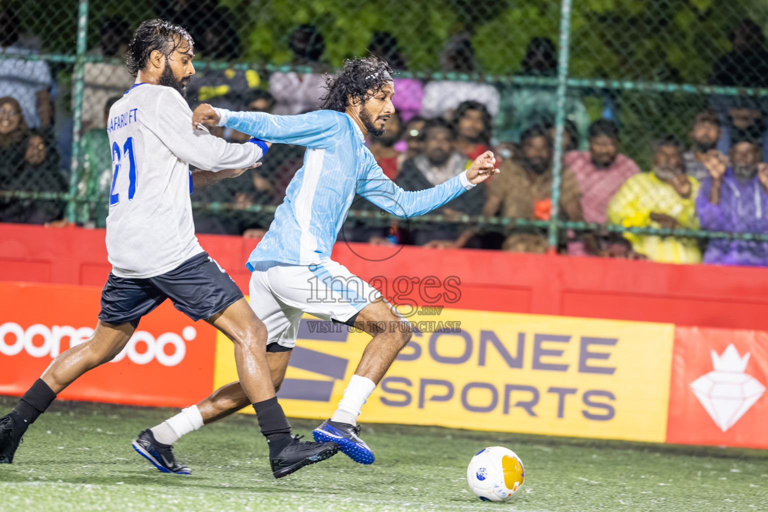 K Gaafaru vs K Maafushi in Day 10 of Golden Futsal Challenge 2025 was held on Tuesday, 14th January 2025, in Hulhumale', Maldives Photos: Ismail Thoriq / images.mv