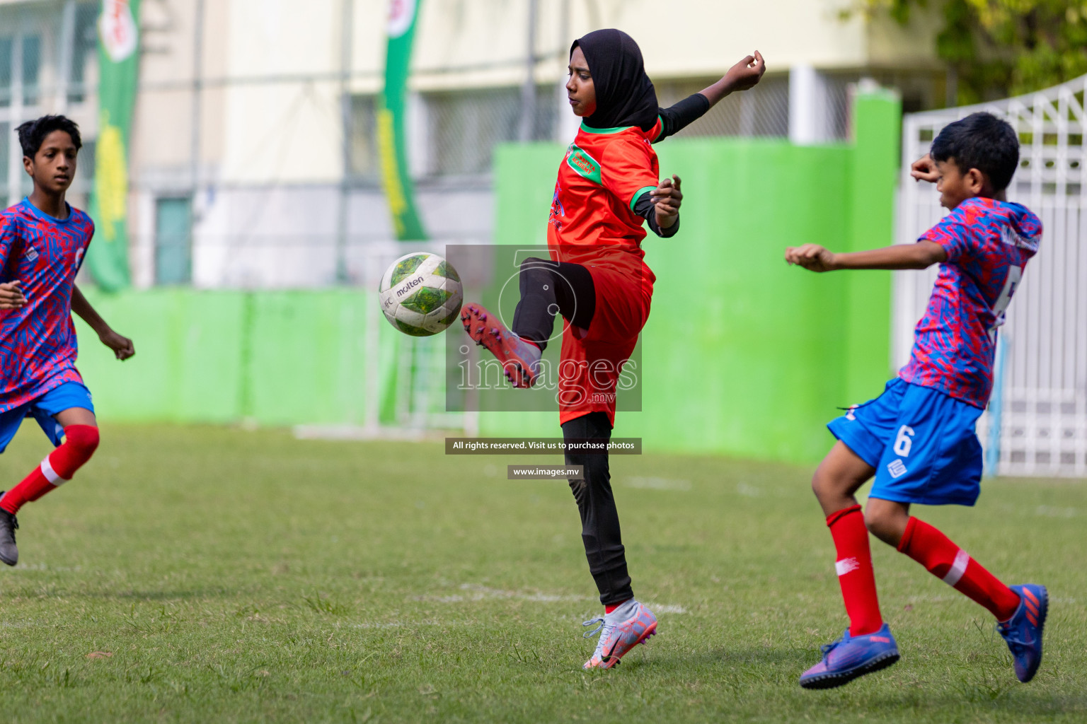 Day 1 of MILO Academy Championship 2023 (U12) was held in Henveiru Football Grounds, Male', Maldives, on Friday, 18th August 2023.