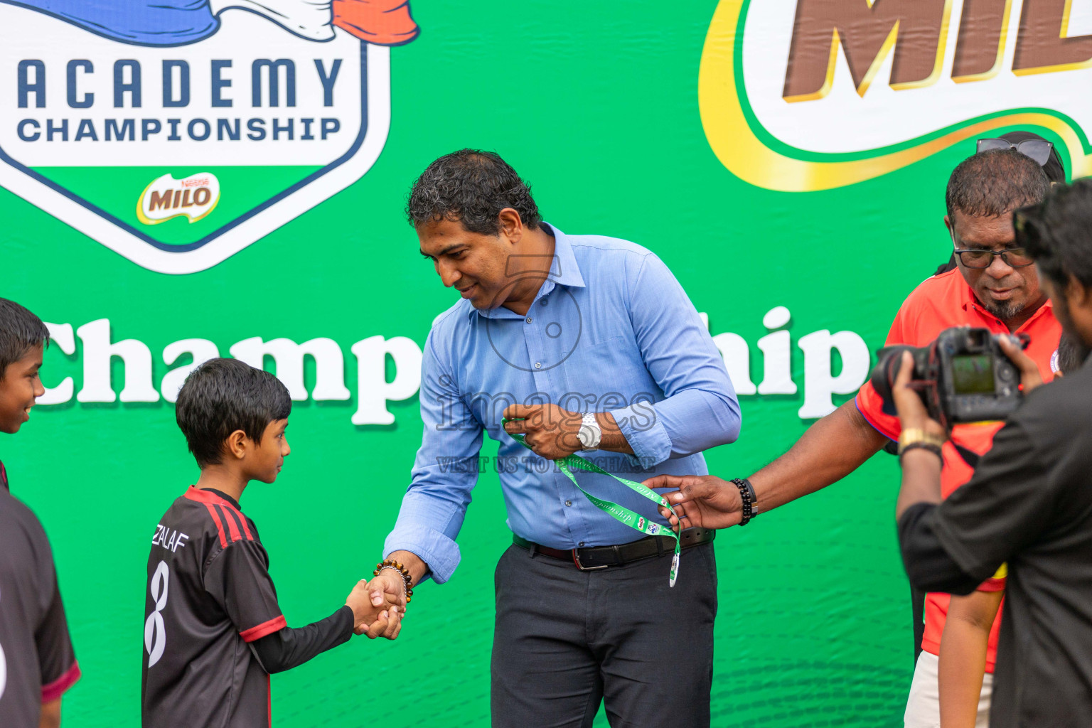 Final Day  of MILO Academy Championship 2024 - U12 was held at Henveiru Grounds in Male', Maldives on Thursday, 7th July 2024. Photos: Shuu Abdul Sattar / images.mv