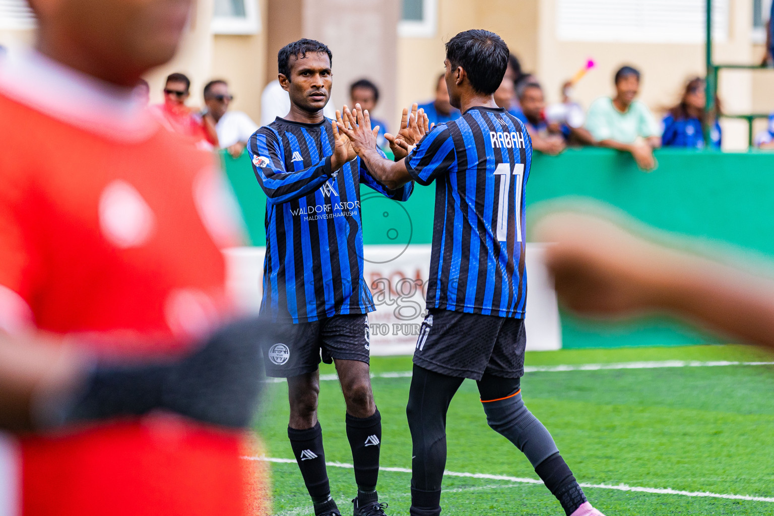 Waldorf Astoria vs Hard Rock Hotel in Semi Finals of Resort League 2025 (South Male Zone) day 14 was held on Thursday, 16th October 2025 in Crossroads's Maldives, Photos: Areef Adam / images.mv