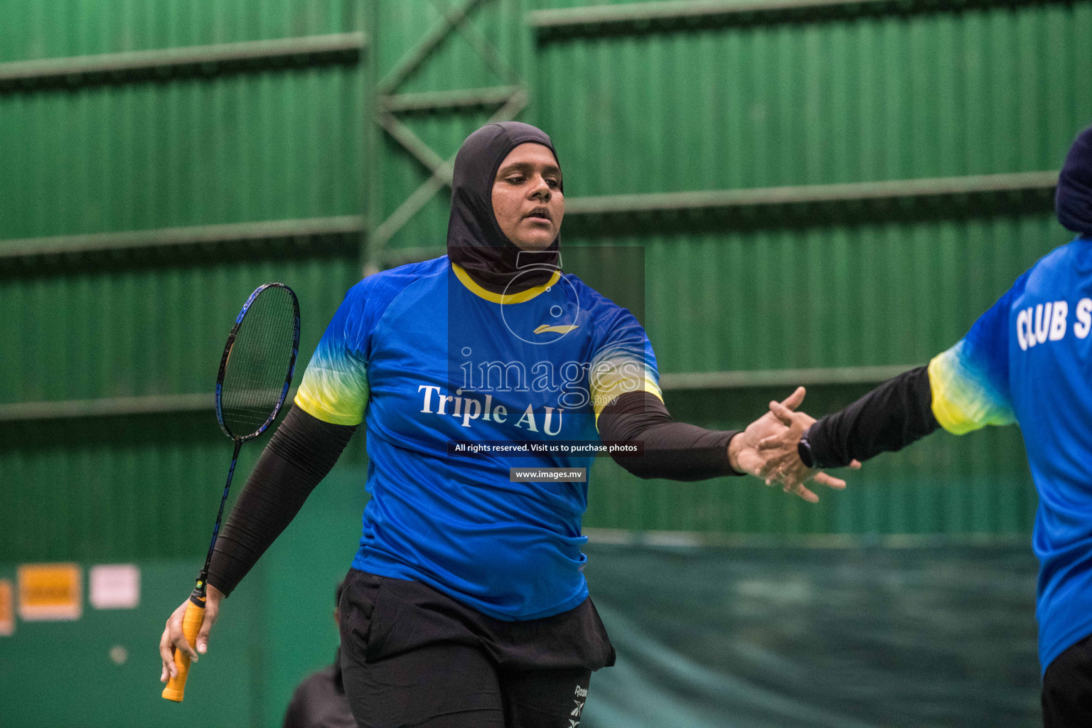 Day 5 of Badminton association mixed group championship 2021 held in Male', Maldives Photos by Nausham Waheed