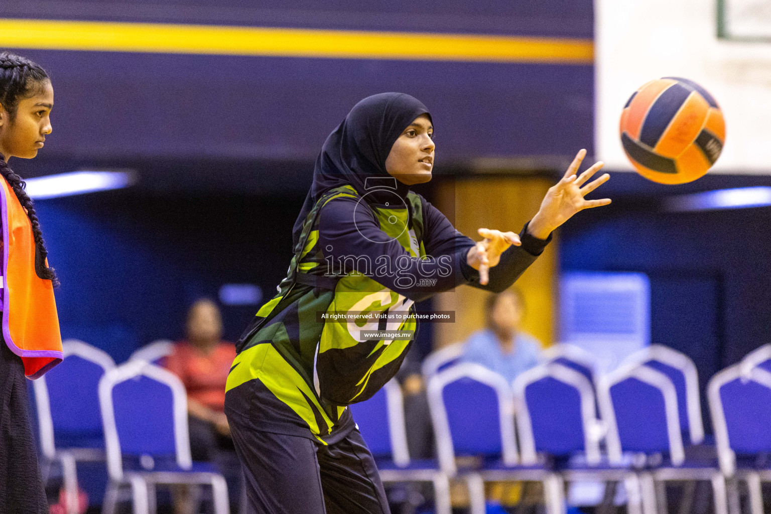 Day4 of 24th Interschool Netball Tournament 2023 was held in Social Center, Male', Maldives on 30th October 2023. Photos: Nausham Waheed / images.mv