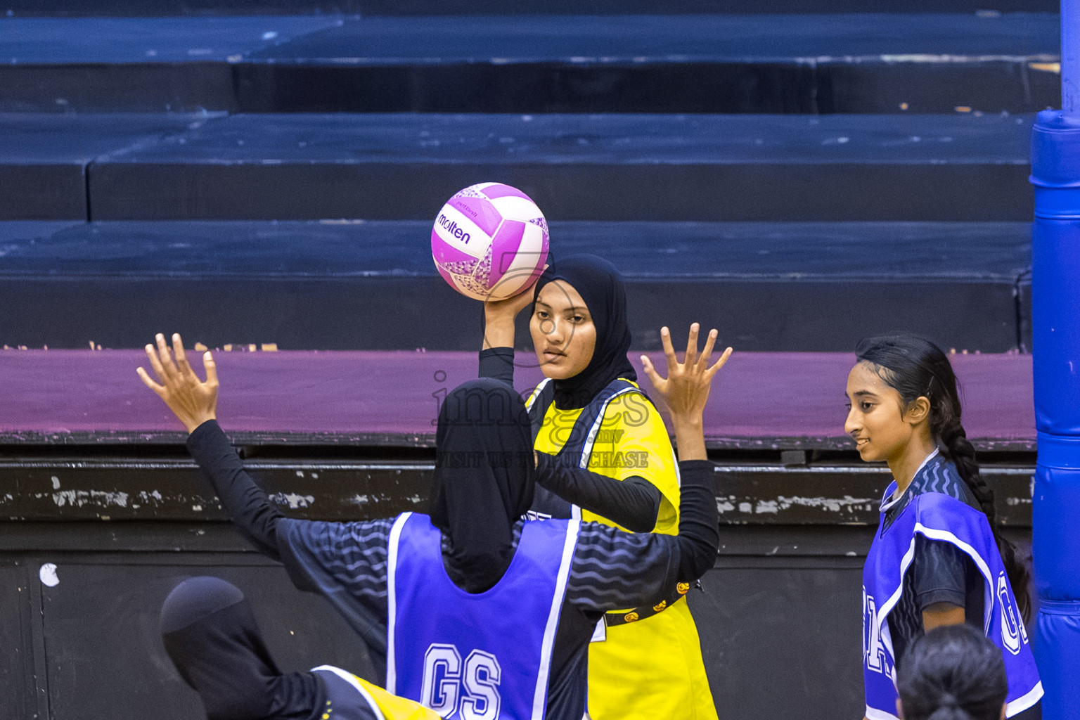 S.C. Shining Star vs KYRC in the Semi-finals of 24th Milo Netball Association Championship was held in Social Center at Male', Maldives on Wednesday, 10th September 2025. Photos: Mohamed Mahfooz Moosa / images.mv