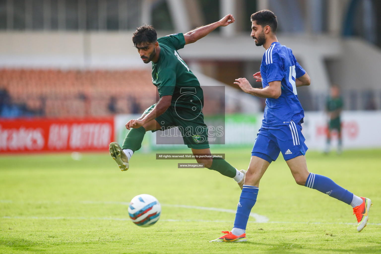 Pakistan vs Kuwait in SAFF Championship 2023 held in Sree Kanteerava Stadium, Bengaluru, India, on Saturday, 24th June 2023. Photos: Nausham Waheed, Hassan Simah / images.mv