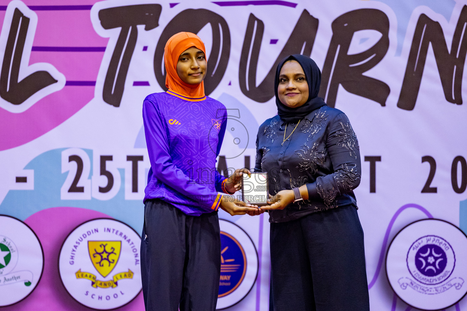 Closing Ceremony of Inter-school Netball Tournament held in Social Center at Male', Maldives on Monday, 26th August 2024. Photos: Hassan Simah / images.mv