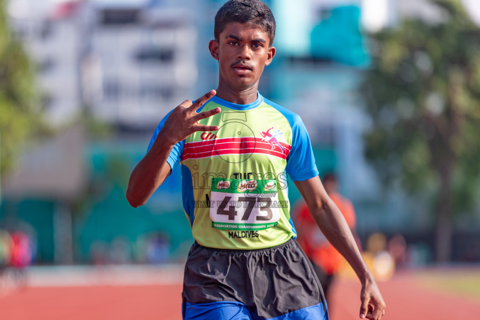 Day 4 of MILO Athletics Association Championship was held on Friday, 8th March 2024 in Male', Maldives. Photos: Hasna Hussain