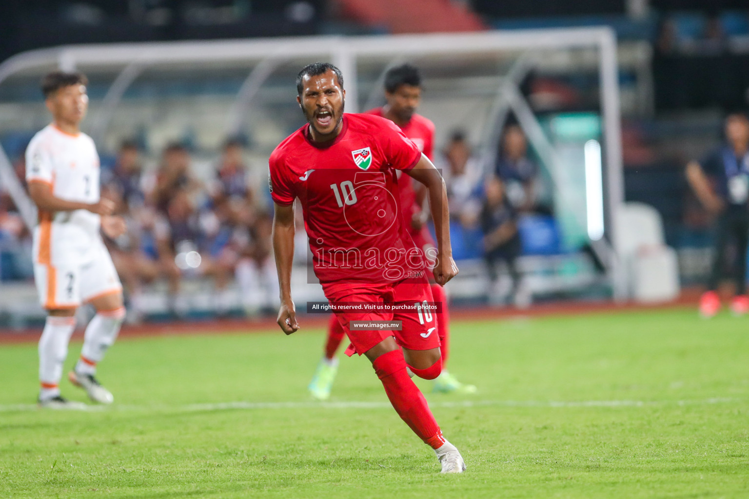 Maldives vs Bhutan in SAFF Championship 2023 held in Sree Kanteerava Stadium, Bengaluru, India, on Wednesday, 22nd June 2023. Photos: Nausham Waheed / images.mv