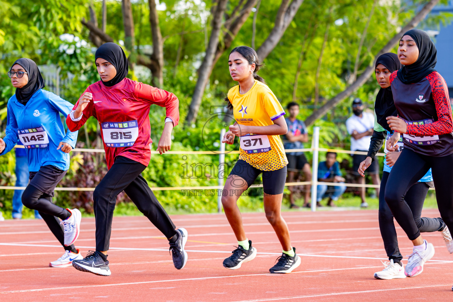 Day 3 of MWSC Interschool Athletics Championships 2024 held in Hulhumale Running Track, Hulhumale, Maldives on Monday, 11th November 2024. Photos by: Nausham Waheed / Images.mv