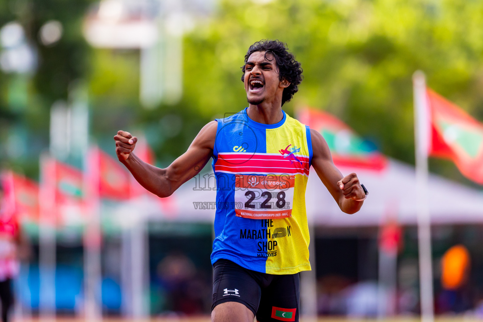 Day 3 of National Athletics Championship 2025 was held at Ekuveni Running Ground in Male', Maldives on Saturday, 16th August 2025. Photos: Nausham Waheed / images.mv