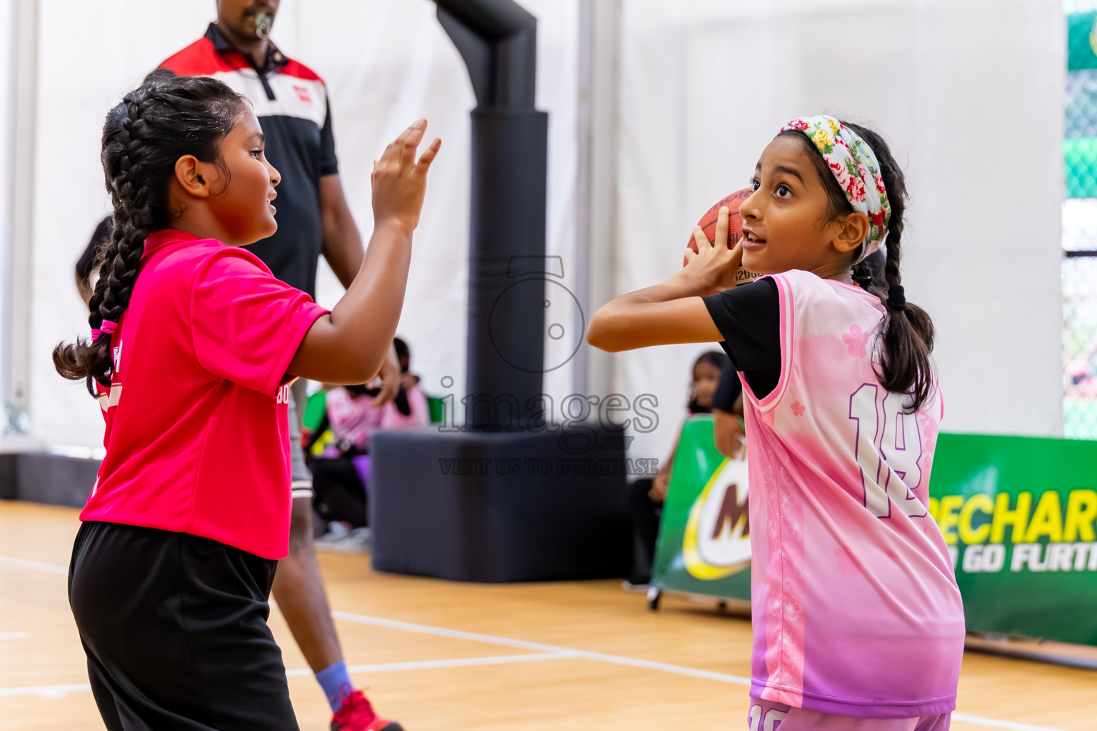 Day 3 of Milo 5 x 5 Junior Challenge 2025 - Basketball tournament held in Basketball Training Center, Male', Maldives on Saturday, 11th October 2025. Photos by: Nausham Waheed, Hassan Simah / Images.mv