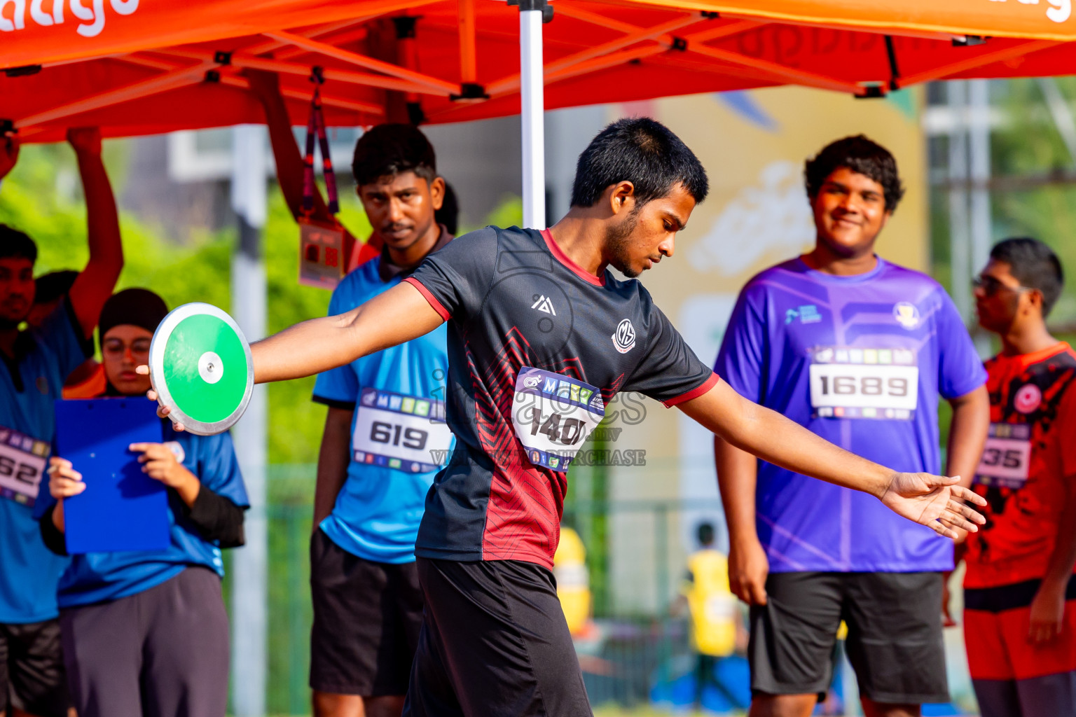 Day 5 of MWSC Interschool Athletics Championships 2024 held in Hulhumale Running Track, Hulhumale, Maldives on Wednesday, 13th November 2024. Photos by: Nausham Waheed / Images.mv