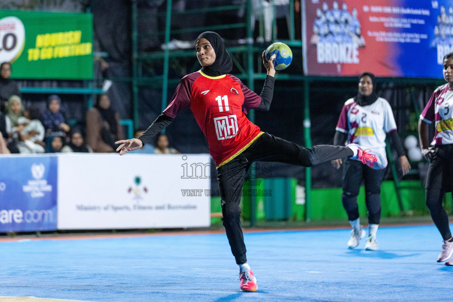 Division one Final 10th National Handball Tournament 2023, held in Handball ground, Male', Maldives on Saturday, 13th January 2023 Photos: Nausham Waheed/ Images.mv