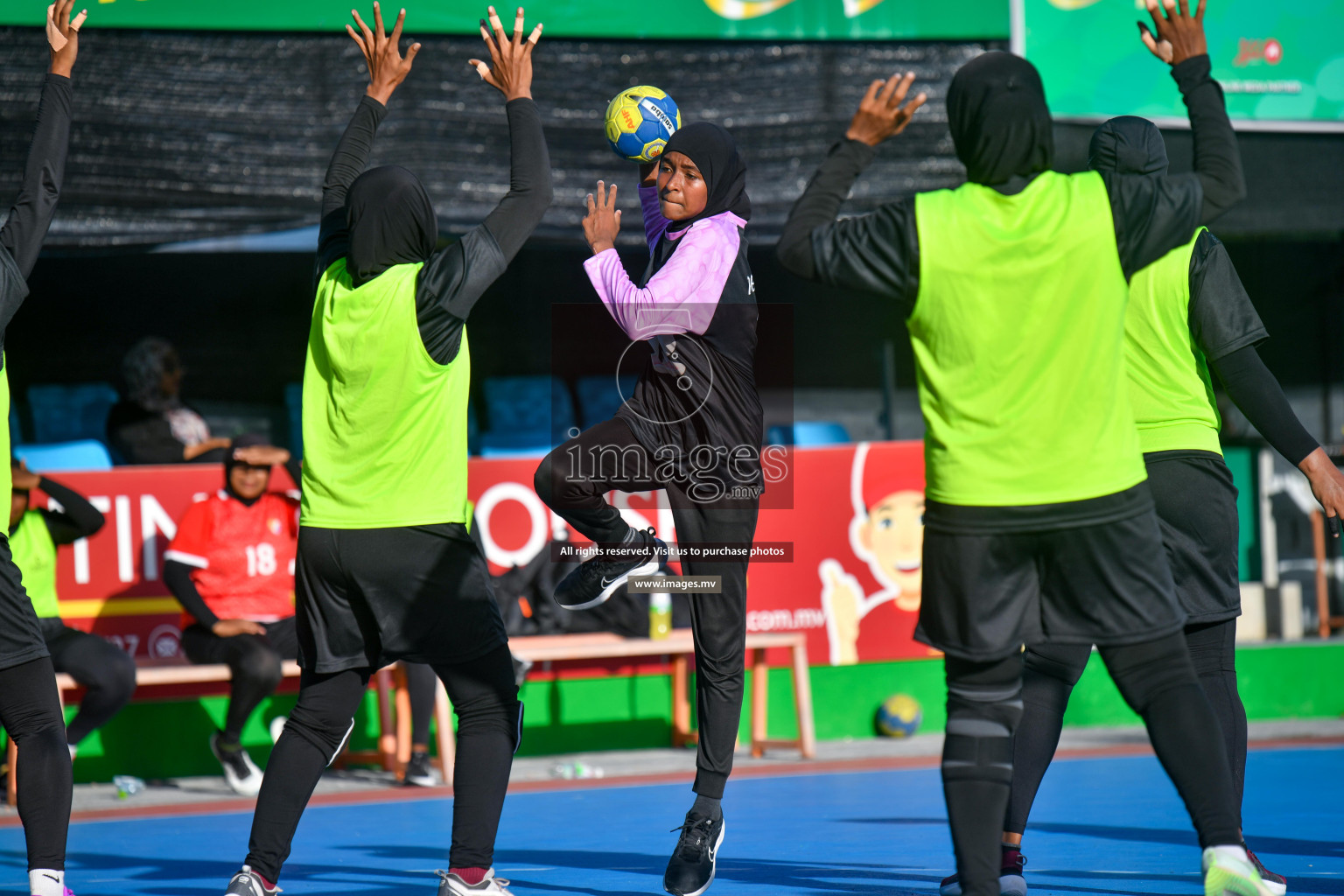 Day 8 of 6th MILO Handball Maldives Championship 2023, held in Handball ground, Male', Maldives on 27th May 2023 Photos: Nausham Waheed/ Images.mv