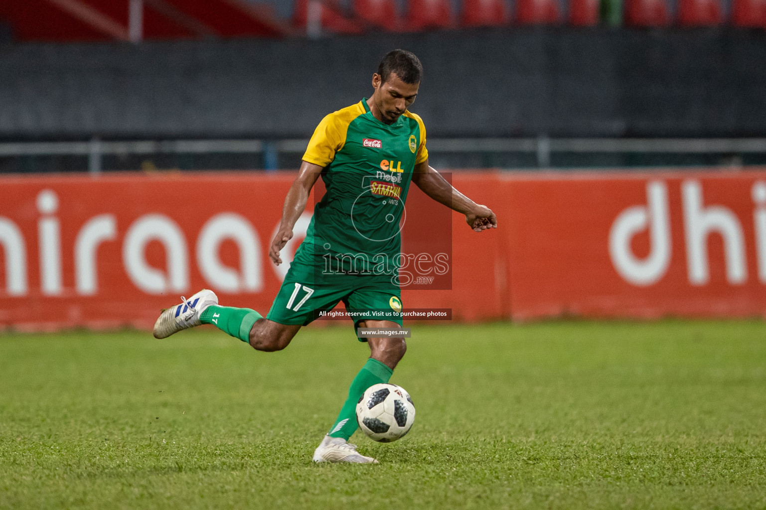 Maziya SRC vs Club Eagles in Dhiraagu Dhivehi Premier League 2019, in Male' Maldives on 16th Oct 2019. Photos:Suadh Abdul Sattar / images.mv