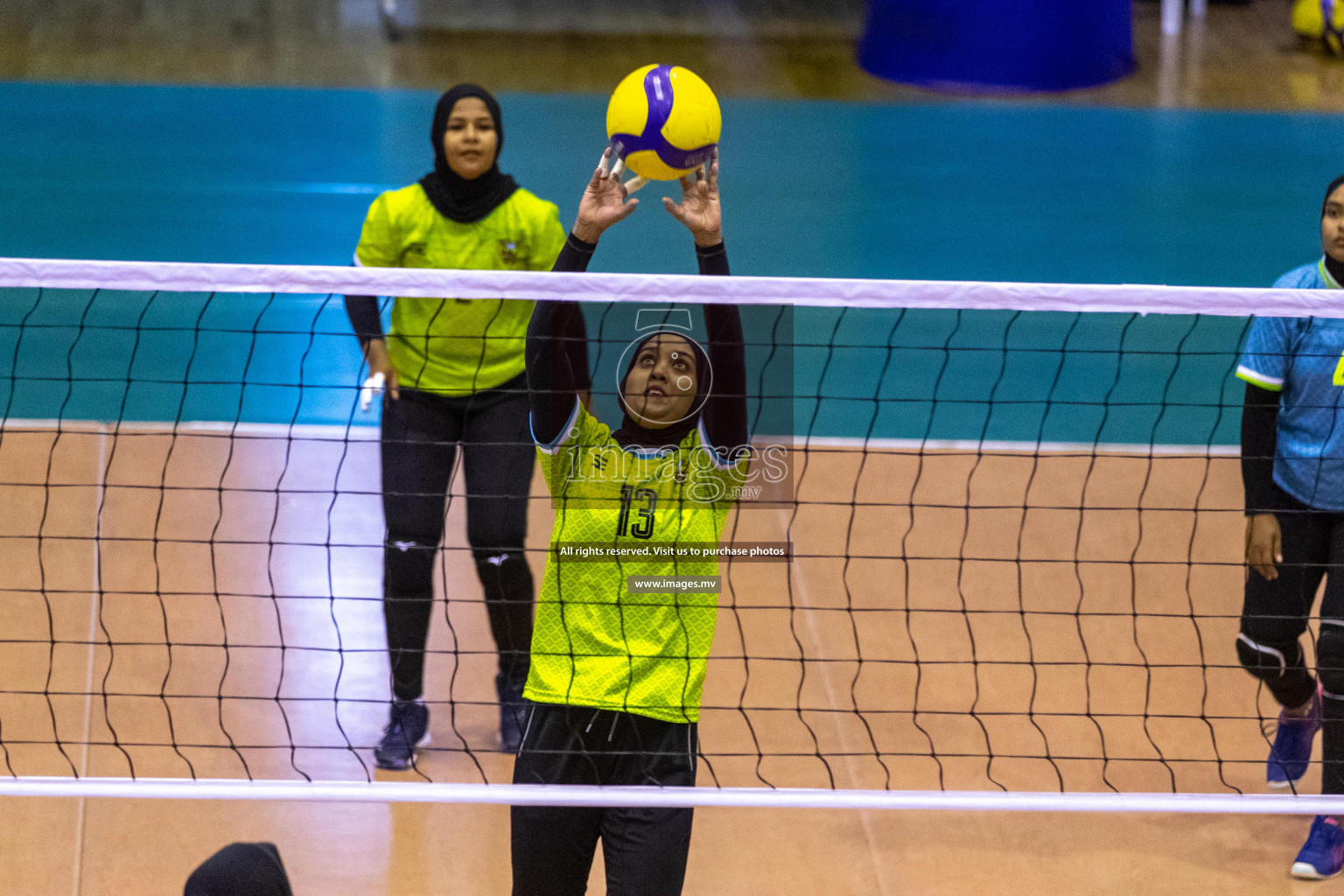 Volleyball Association Cup 2022-Women's Division-Match Day 5 was held in Male', Maldives on Friday, 27th May 2022 at Social Center Indoor Hall Photos By: Ismail Thoriq/images.mv