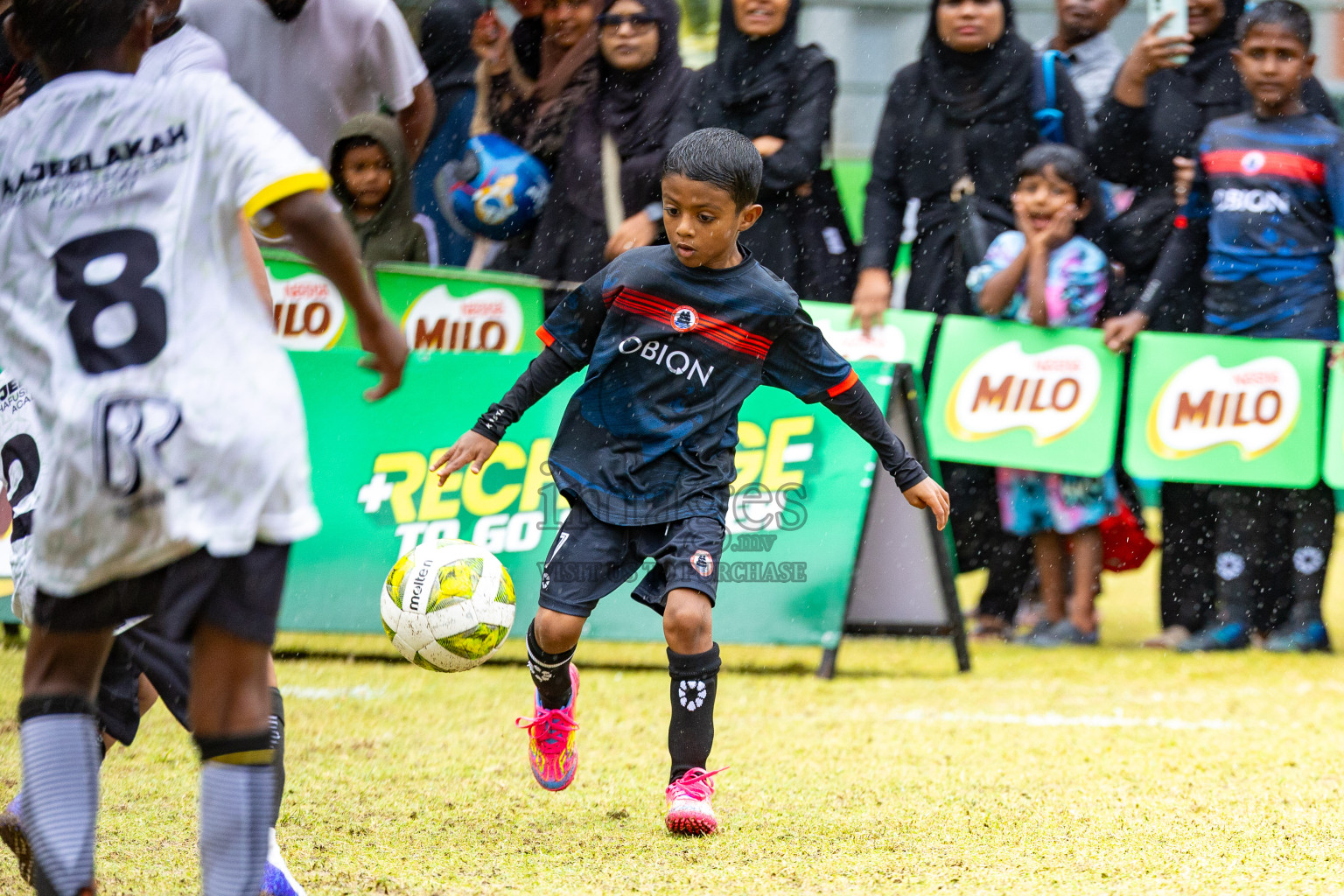 Day 1 of MILO SVAM Juniors 2025 (U-8) was held at Henveiru Stadium in Male', Maldives on Thursday, 26th June 2025. Photos: Mohamed Mahfooz Moosa / images.mv
