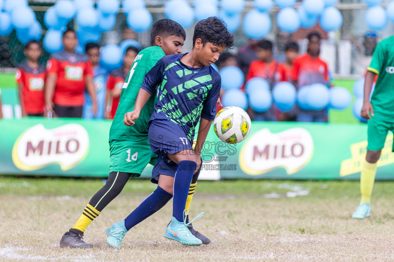 Final Day  of MILO Academy Championship 2024 - U12 was held at Henveiru Grounds in Male', Maldives on Thursday, 7th July 2024. Photos: Shuu Abdul Sattar / images.mv