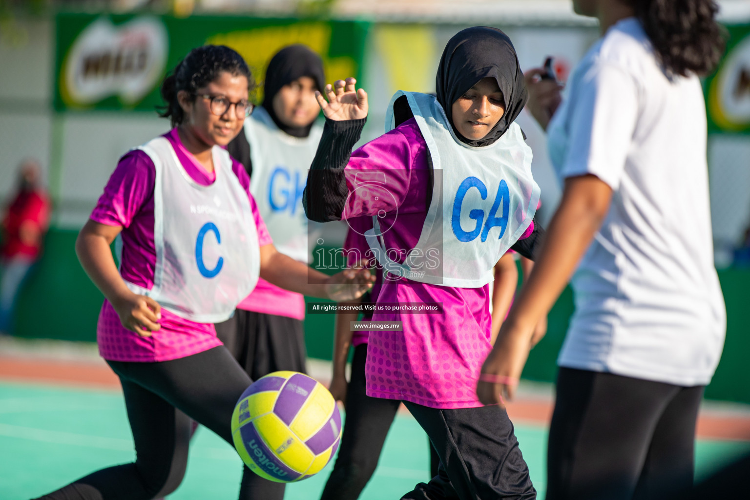 Day 8 of Junior Netball Championship 2022 on 11th March 2022 held in Male', Maldives. Photos by Nausham Waheed & Hassan Simah