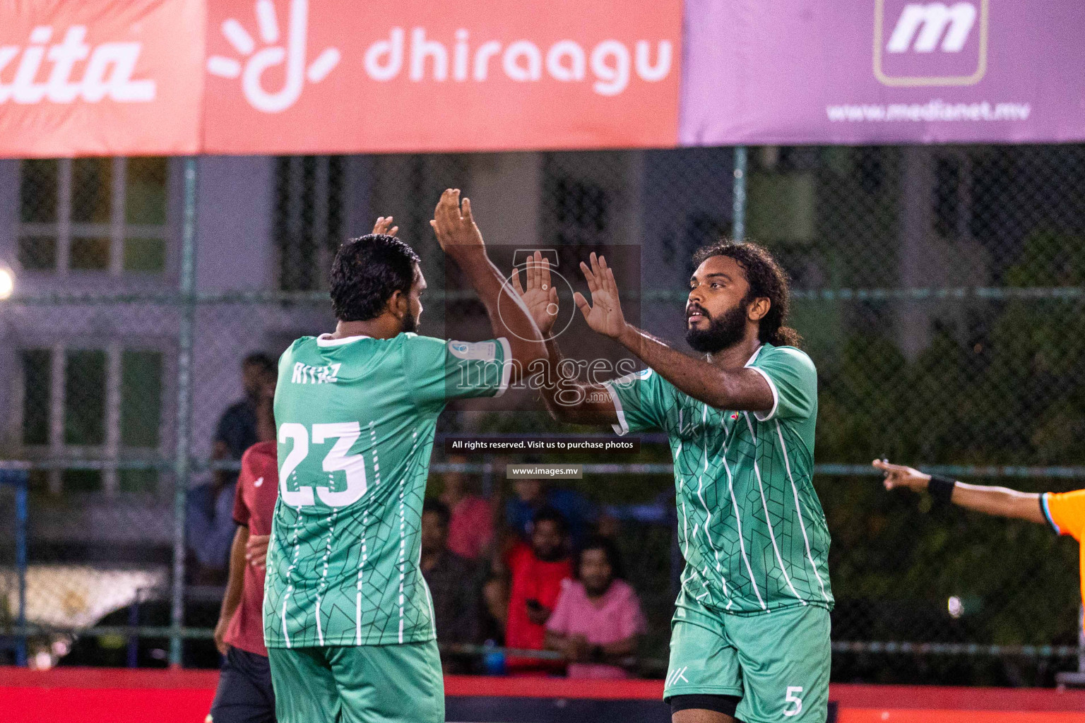 ACC RC vs CLUB MYS in Club Maldives Cup Classic 2023 held in Hulhumale, Maldives, on Tuesday, 01st August 2023 Photos: Ismail Thoriq / images.mv